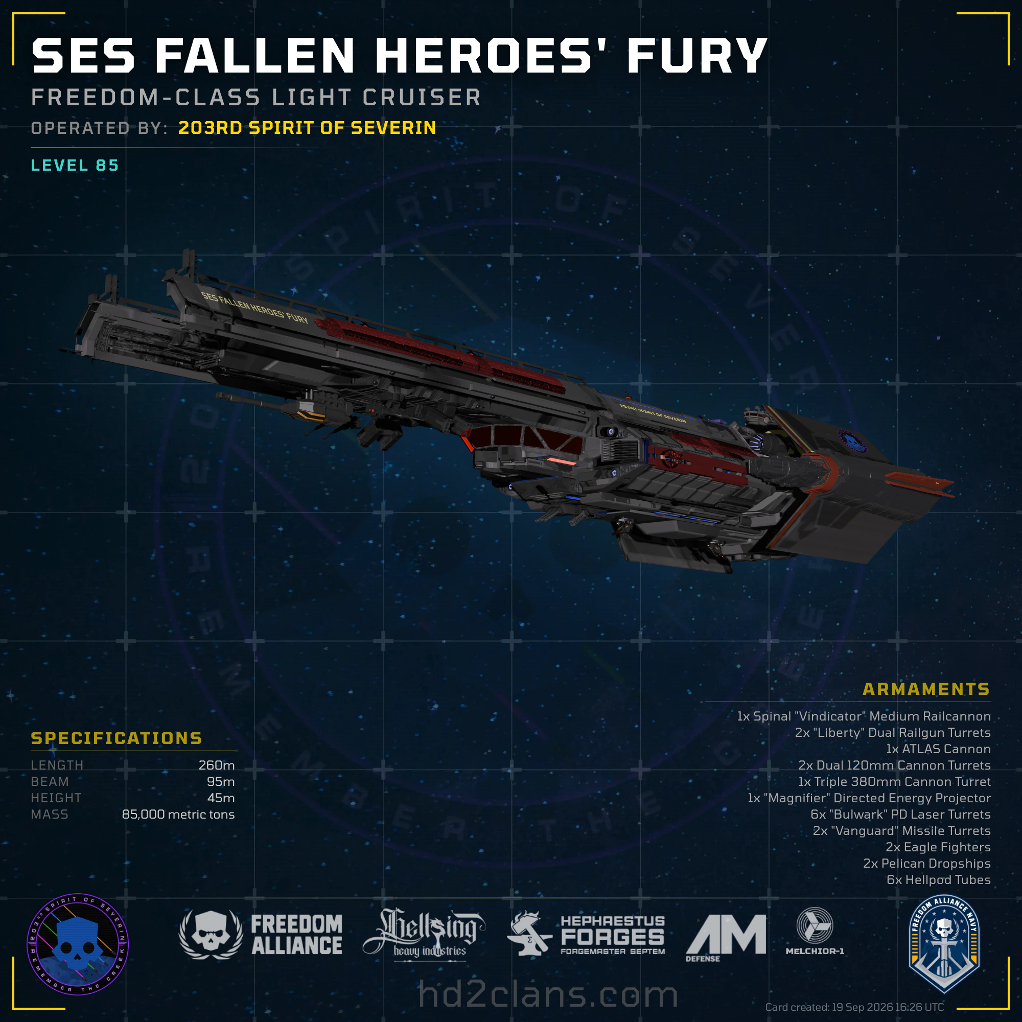 SES Fallen Heroes' Fury