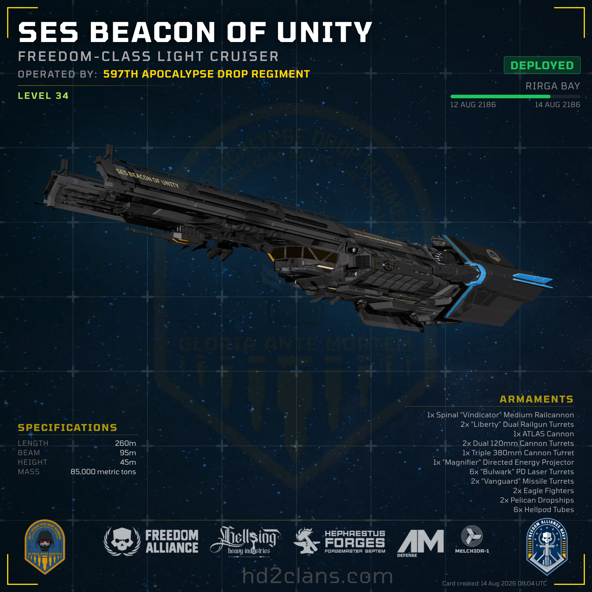 SES Beacon of Unity