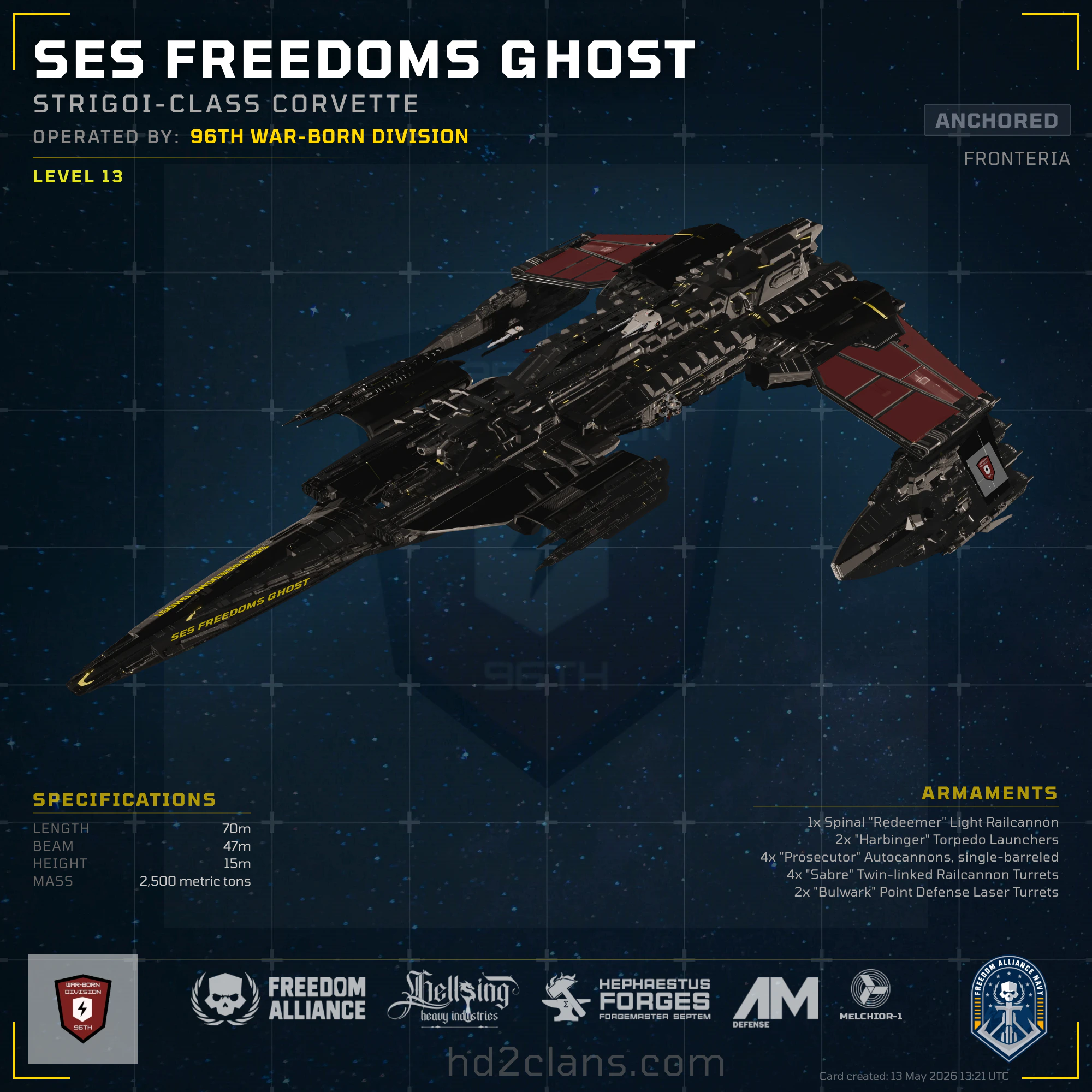 SES Freedoms Ghost