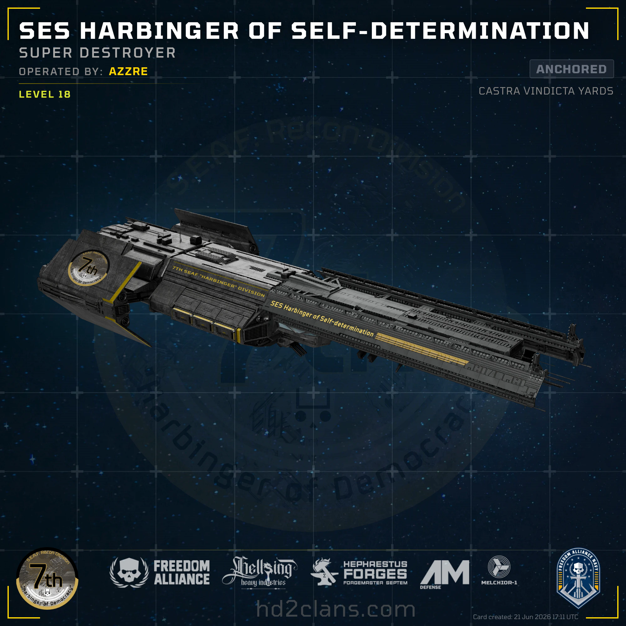 SES Harbinger of Self-Determination