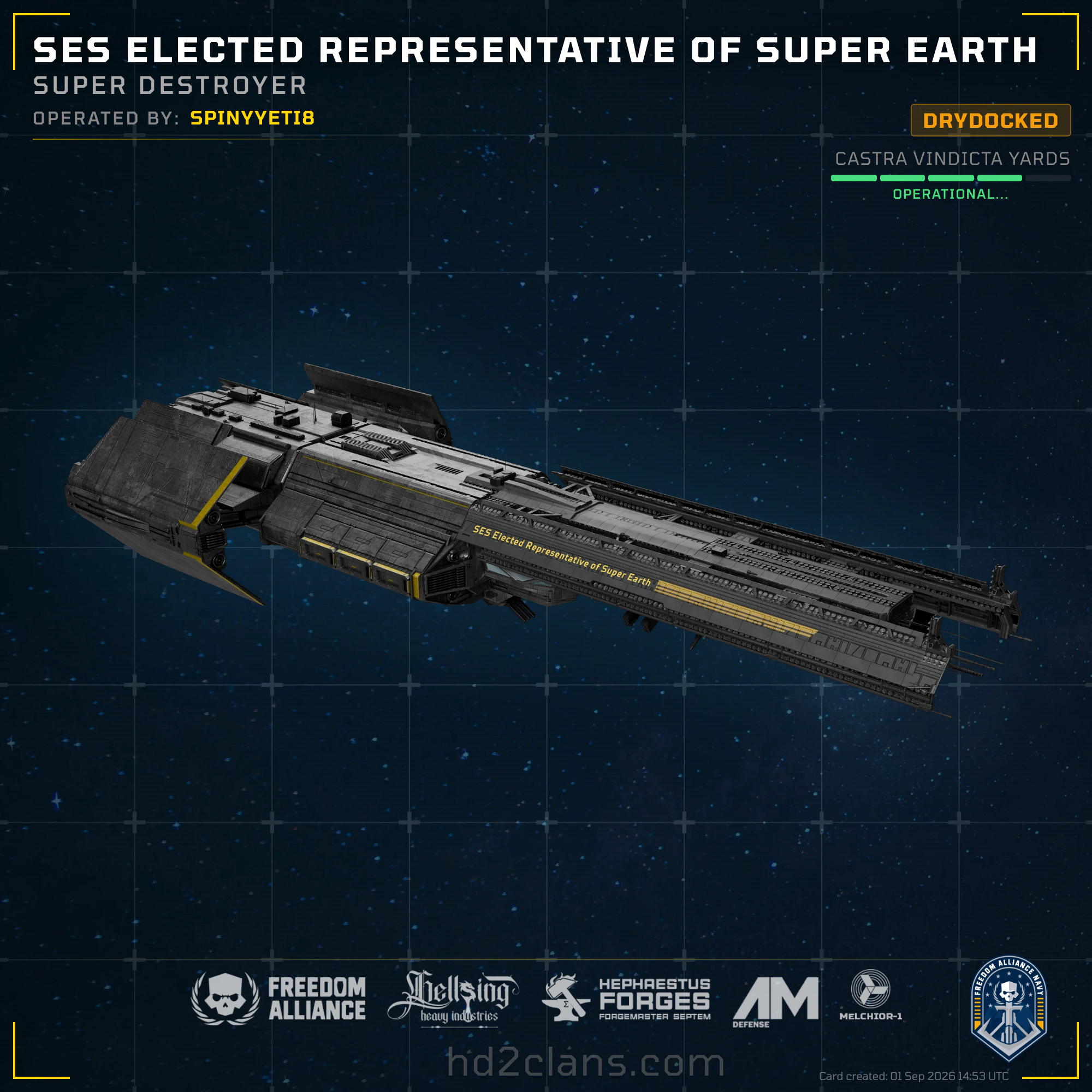 SES Elected Representative of Super Earth