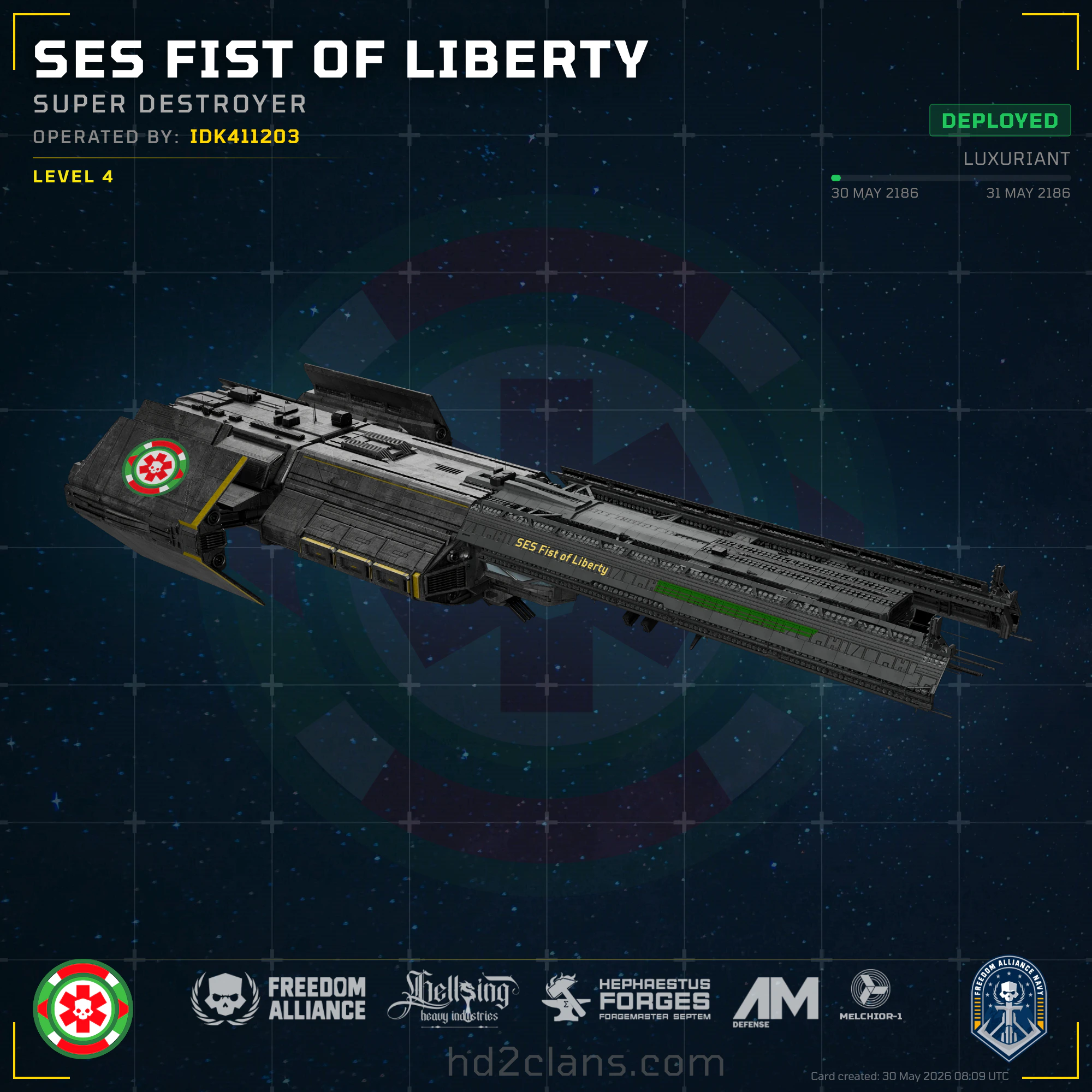 SES Fist of Liberty
