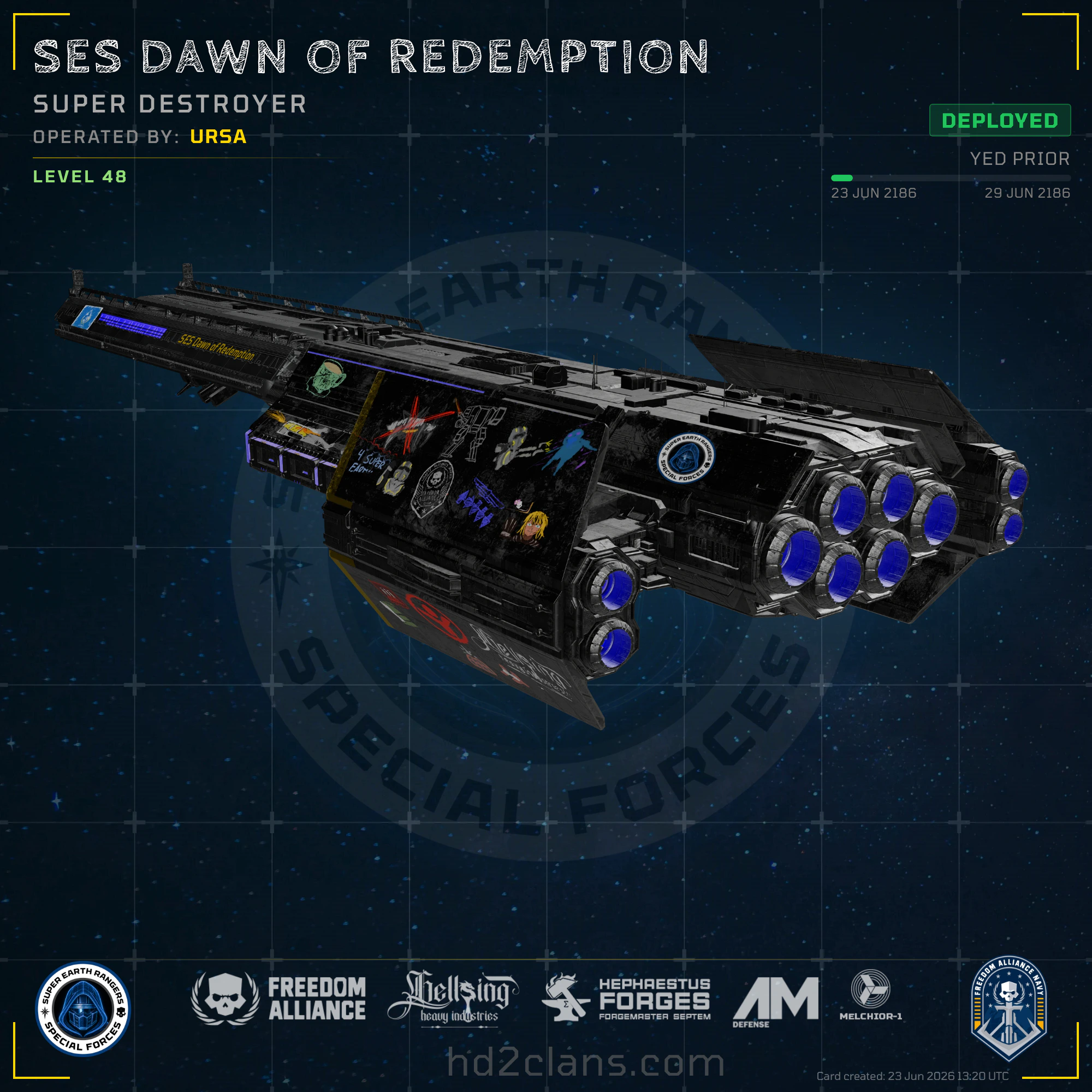 SES Dawn of Redemption