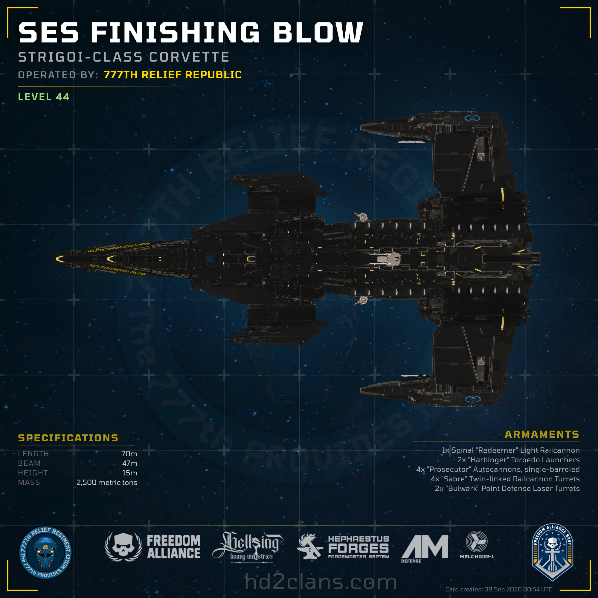 SES Finishing Blow