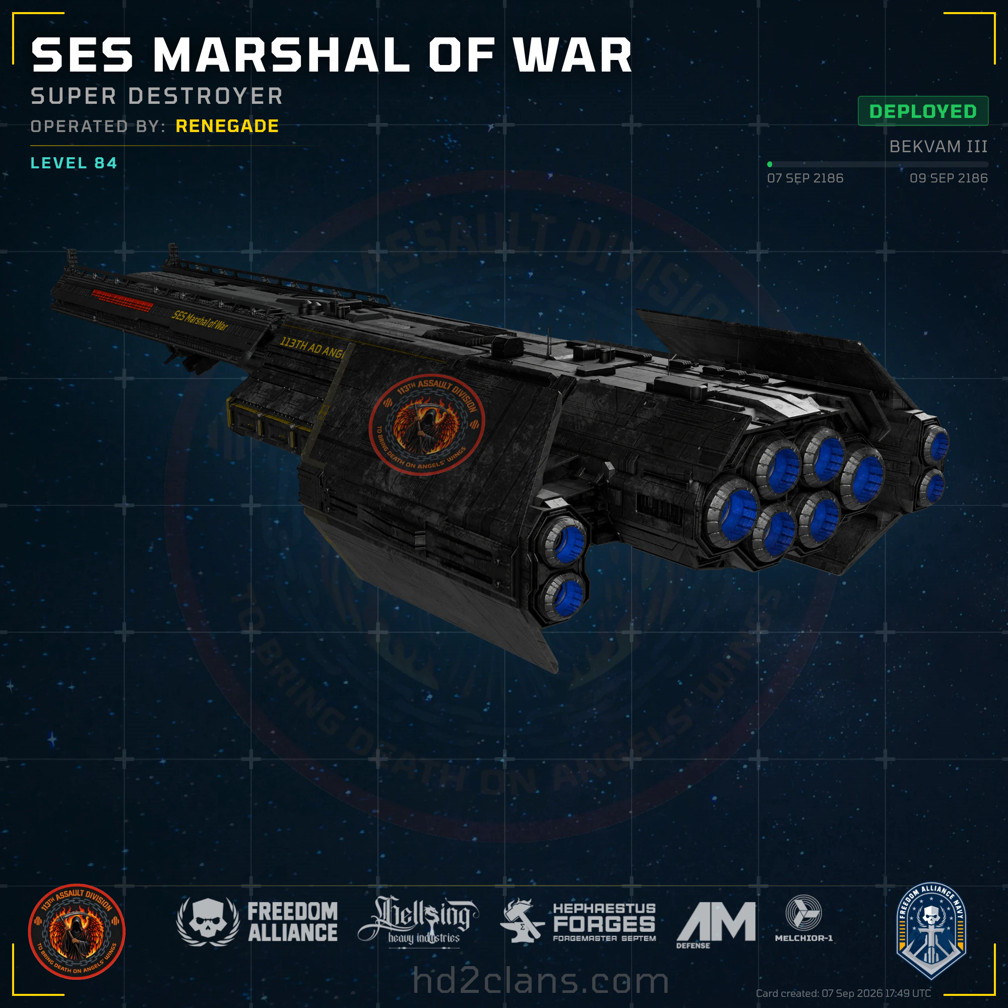 SES Marshal of War