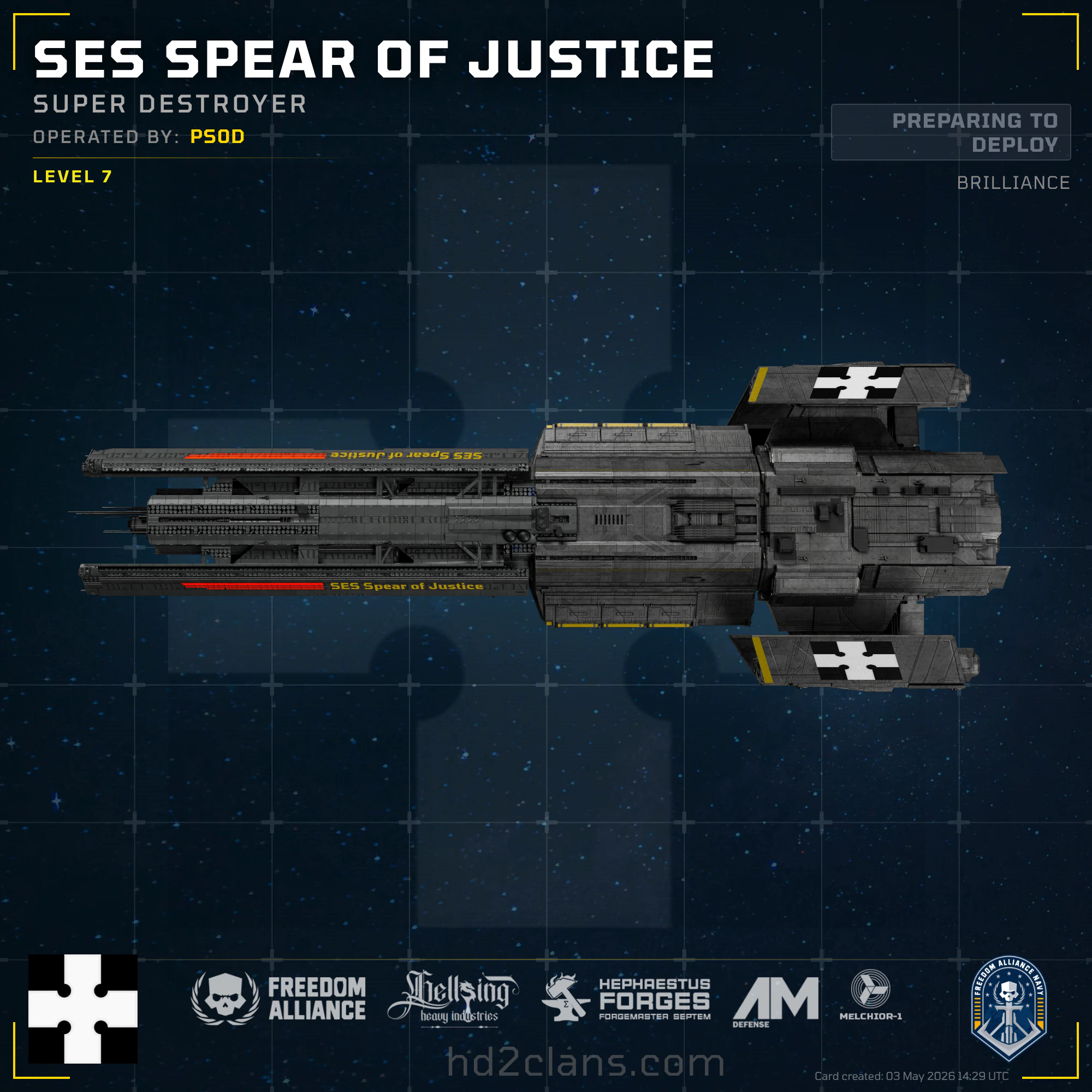 SES Spear of Justice