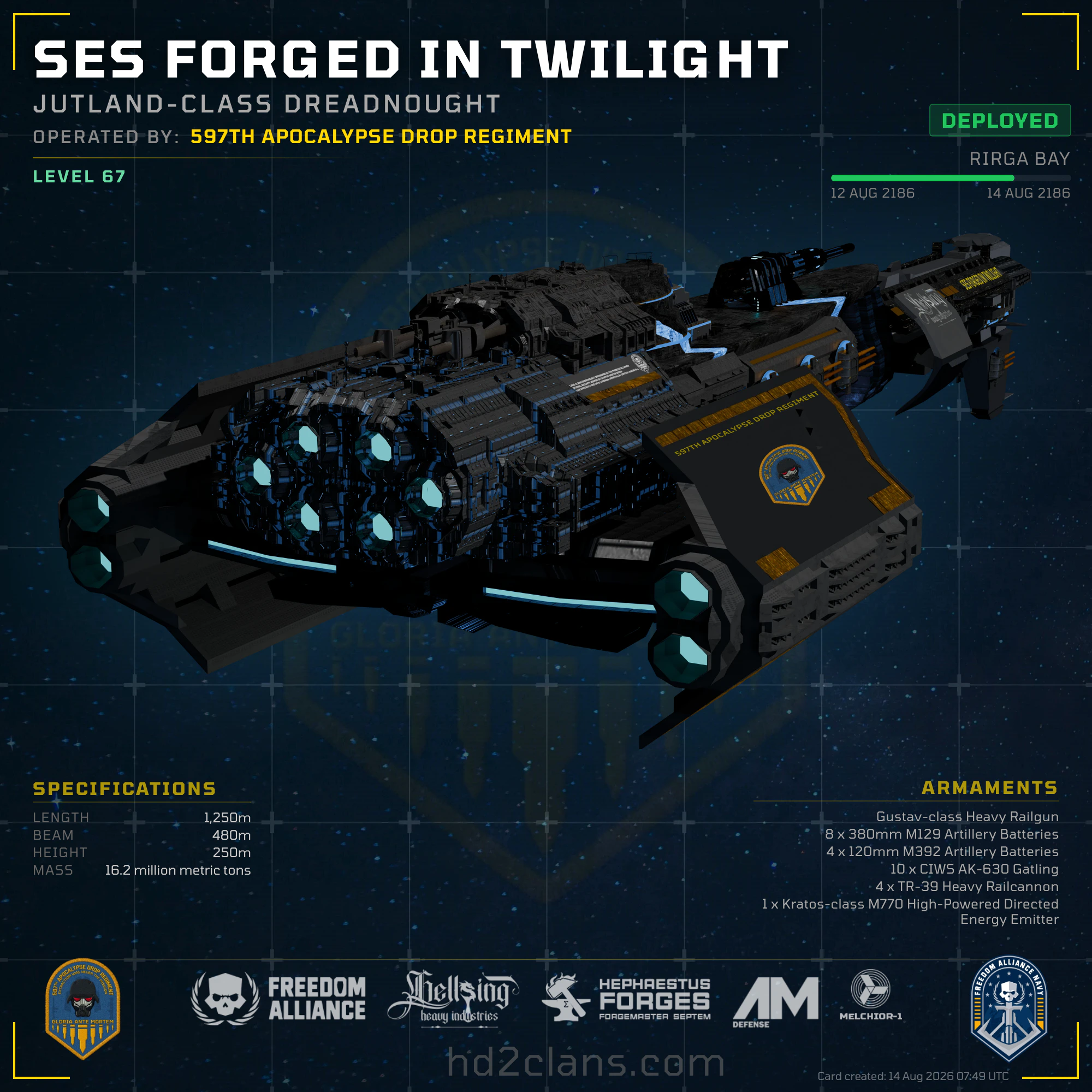 SES Forged In Twilight