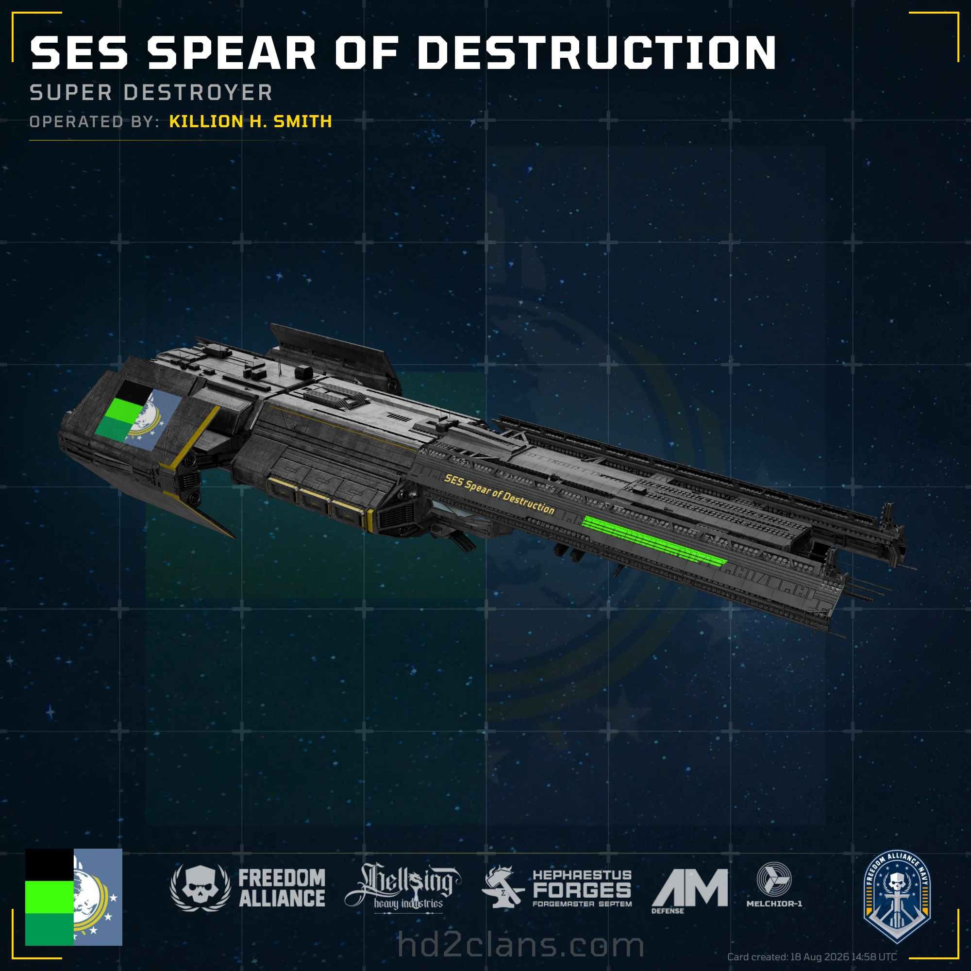 SES Spear of Destruction