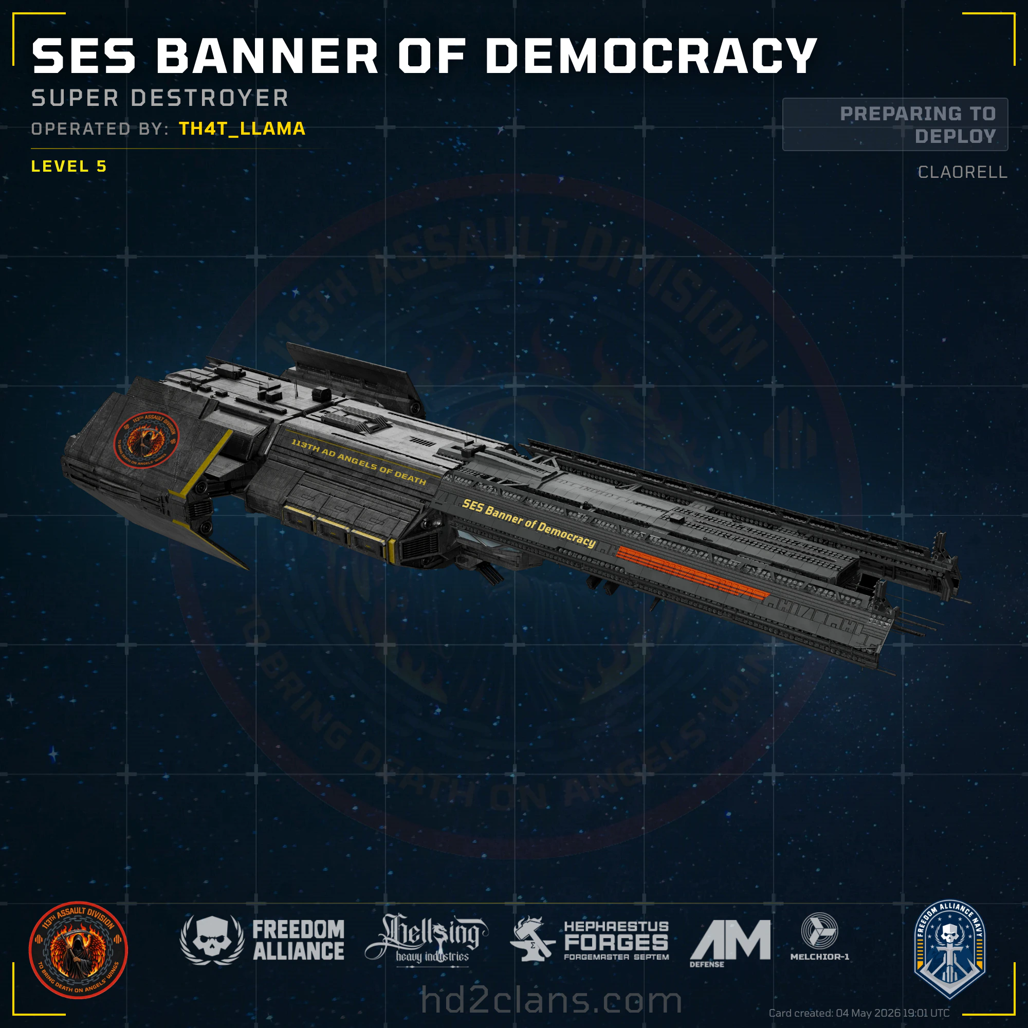 SES Banner of Democracy