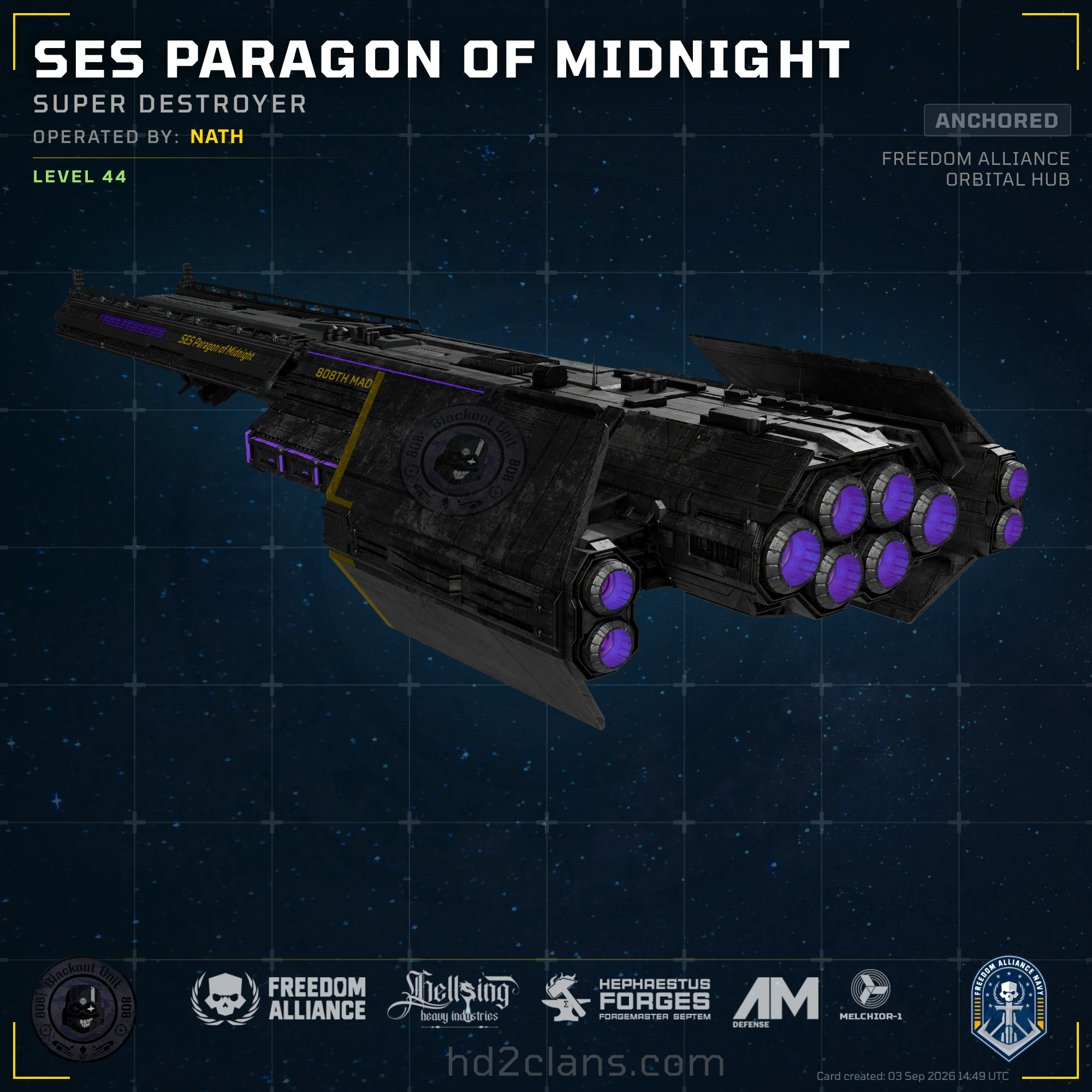 SES Sovereign of Midnight
