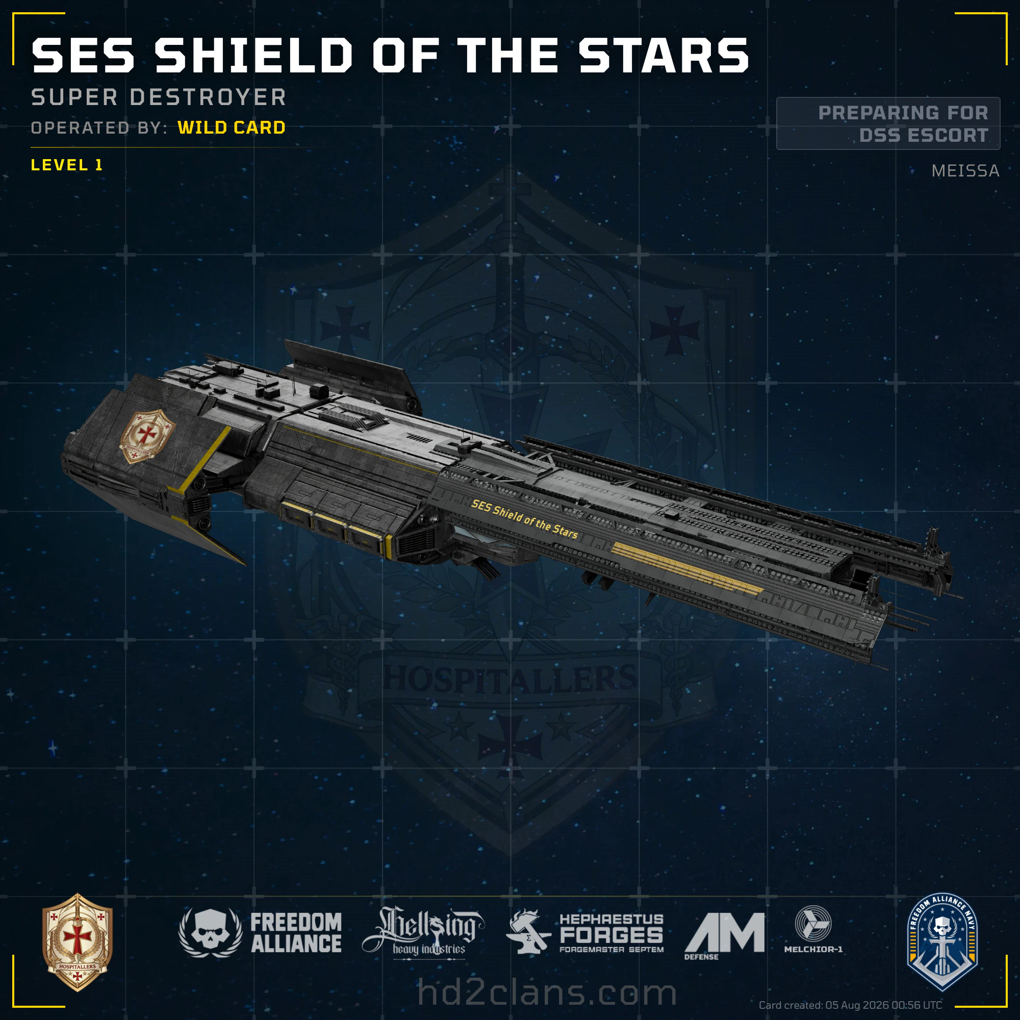 SES Shield of the Stars