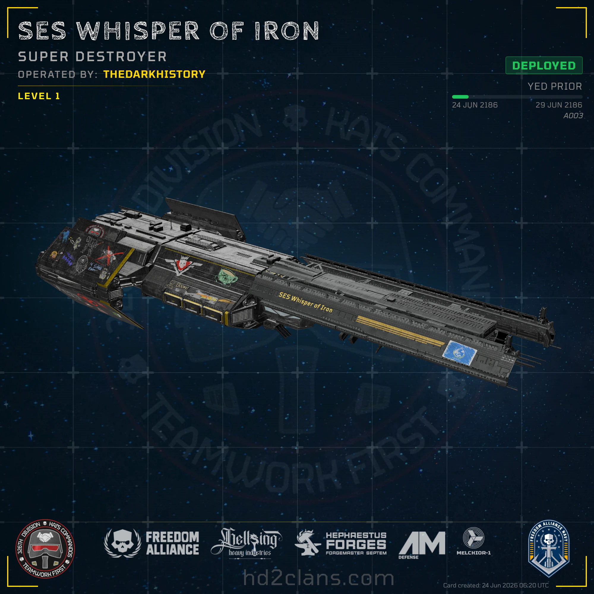 SES Whisper of Iron