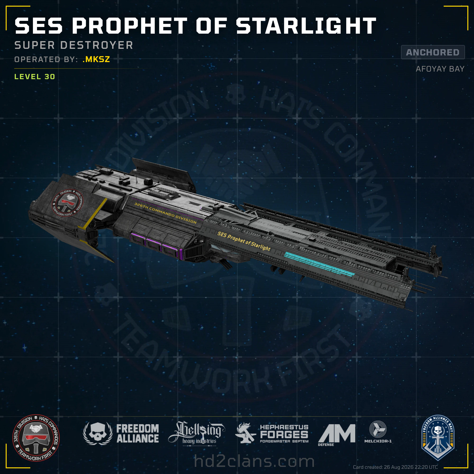 SES Prophet of Starlight