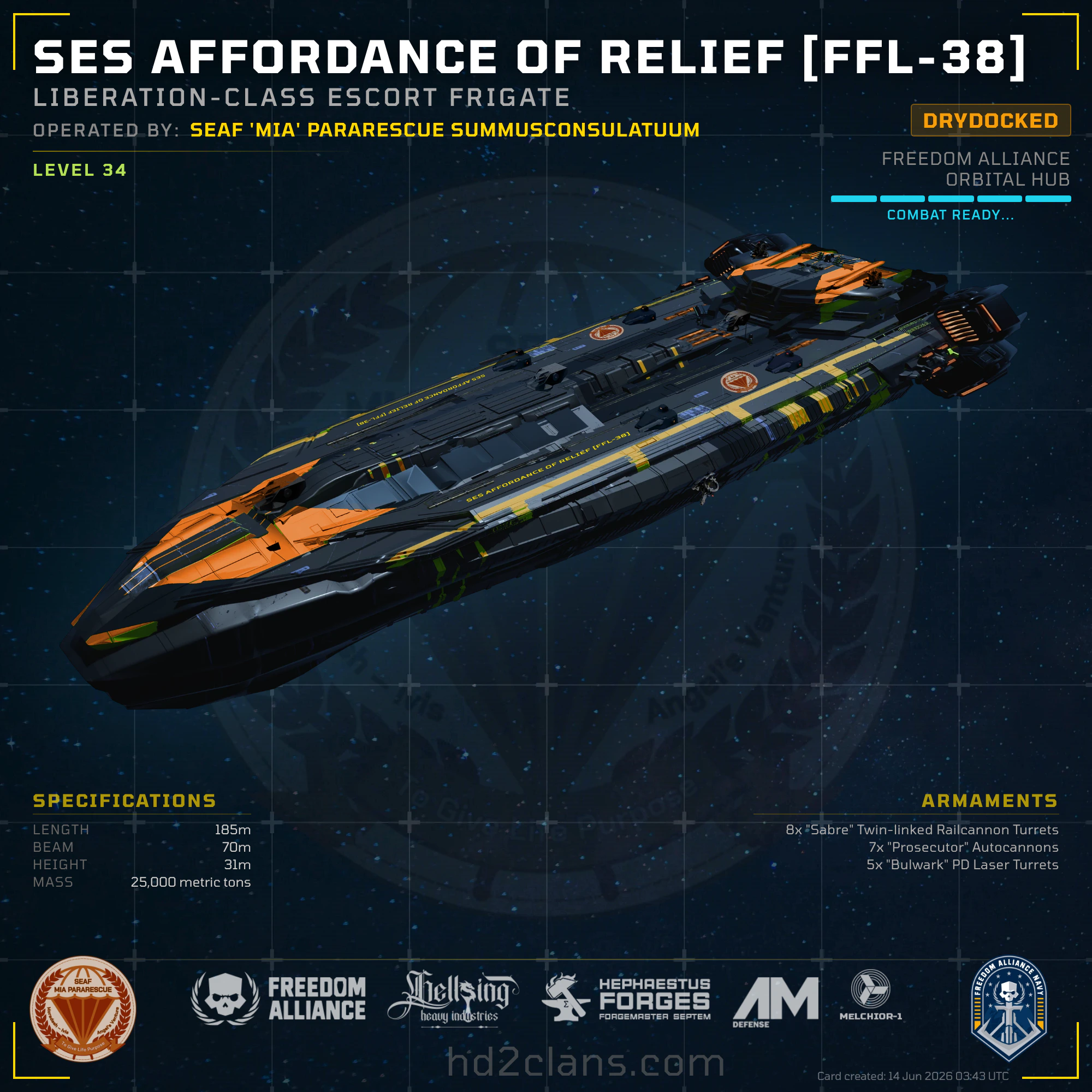 SES Affordance of Relief [FFL-38]
