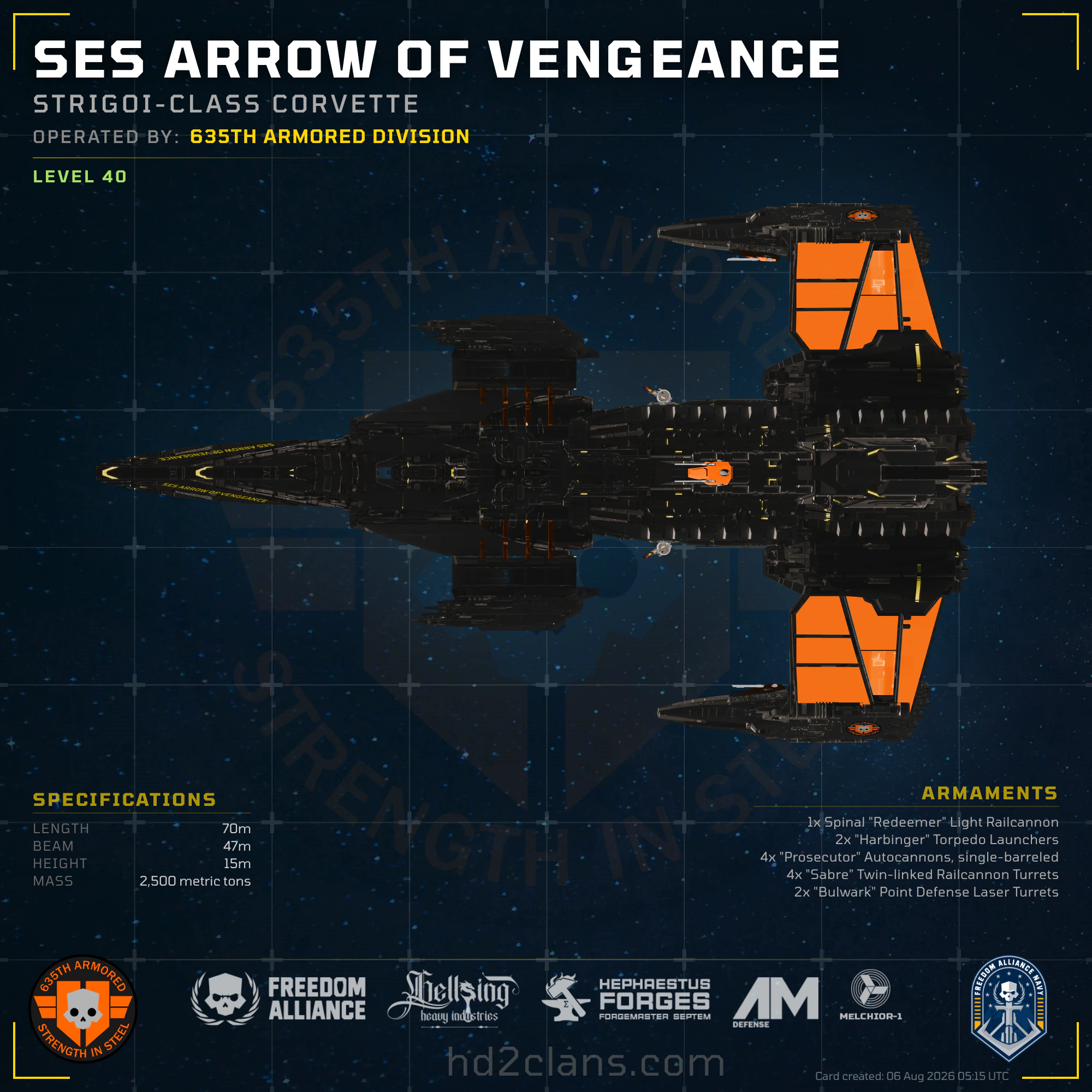 SES Arrow of Vengeance