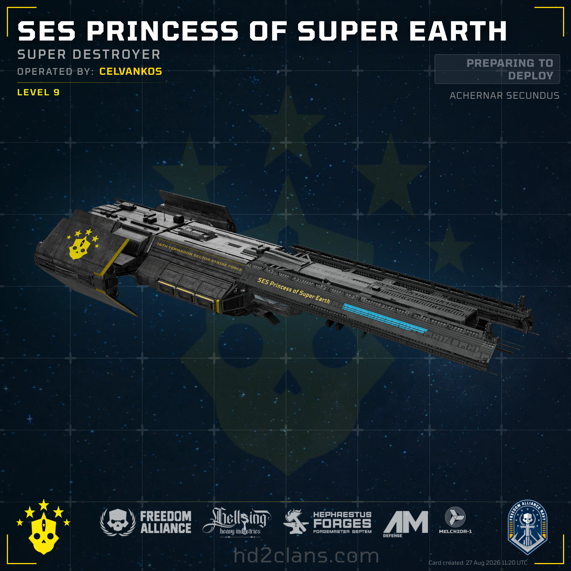 SES Princess of Super Earth