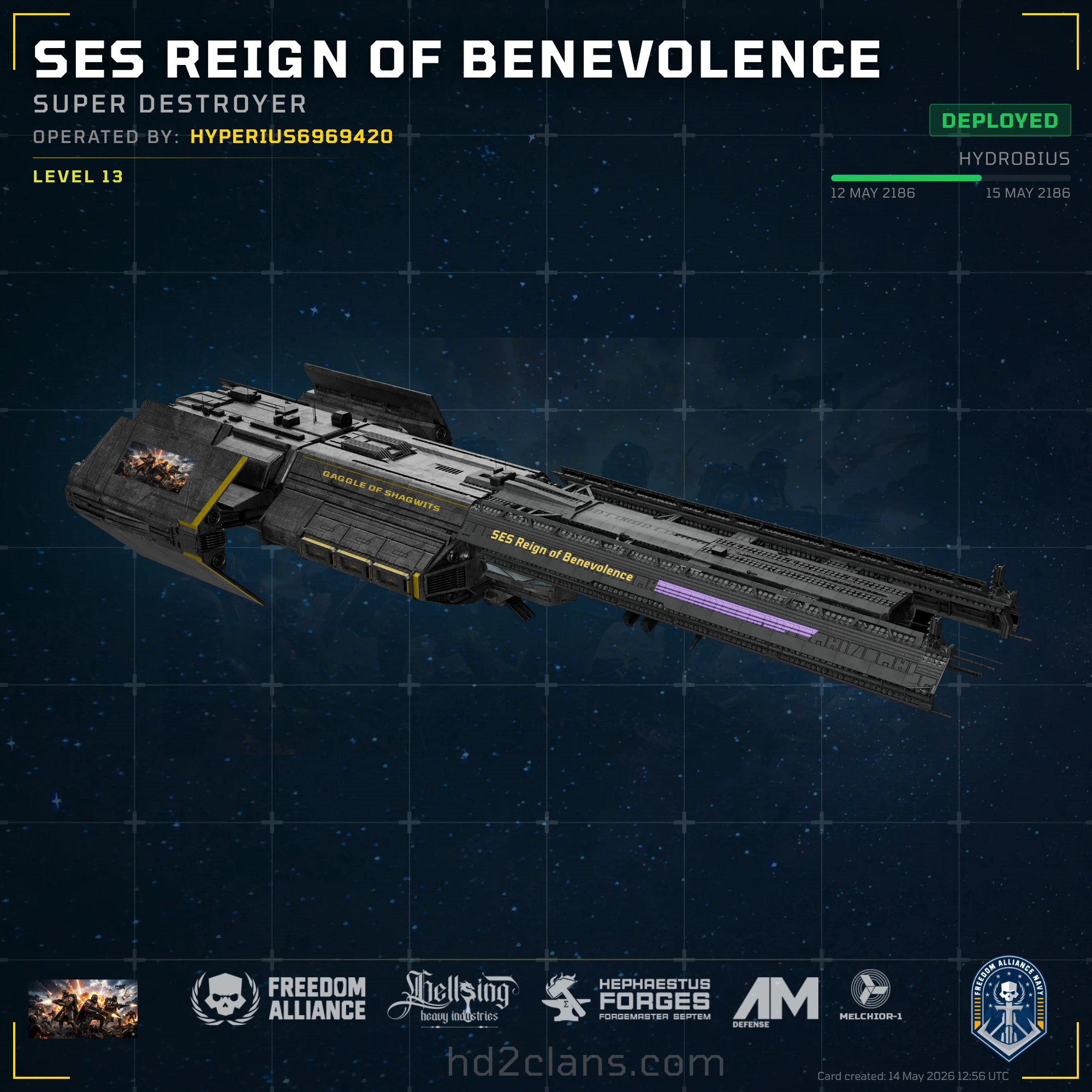 SES Reign of Benevolence
