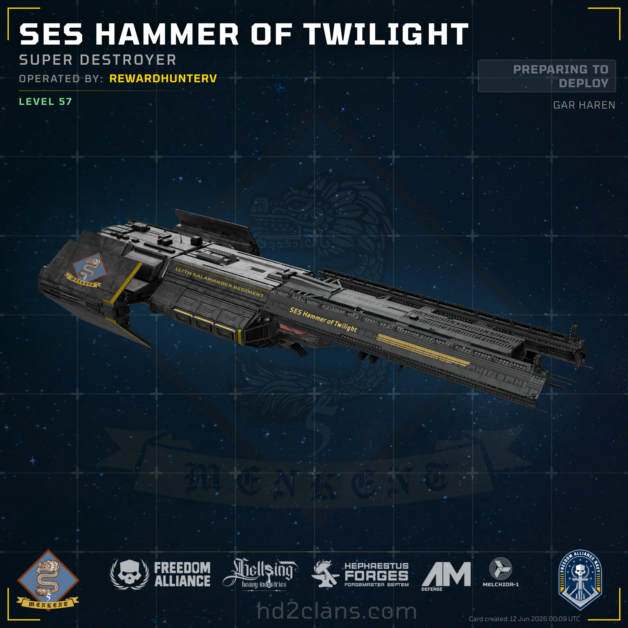 SES Hammer of Twilight