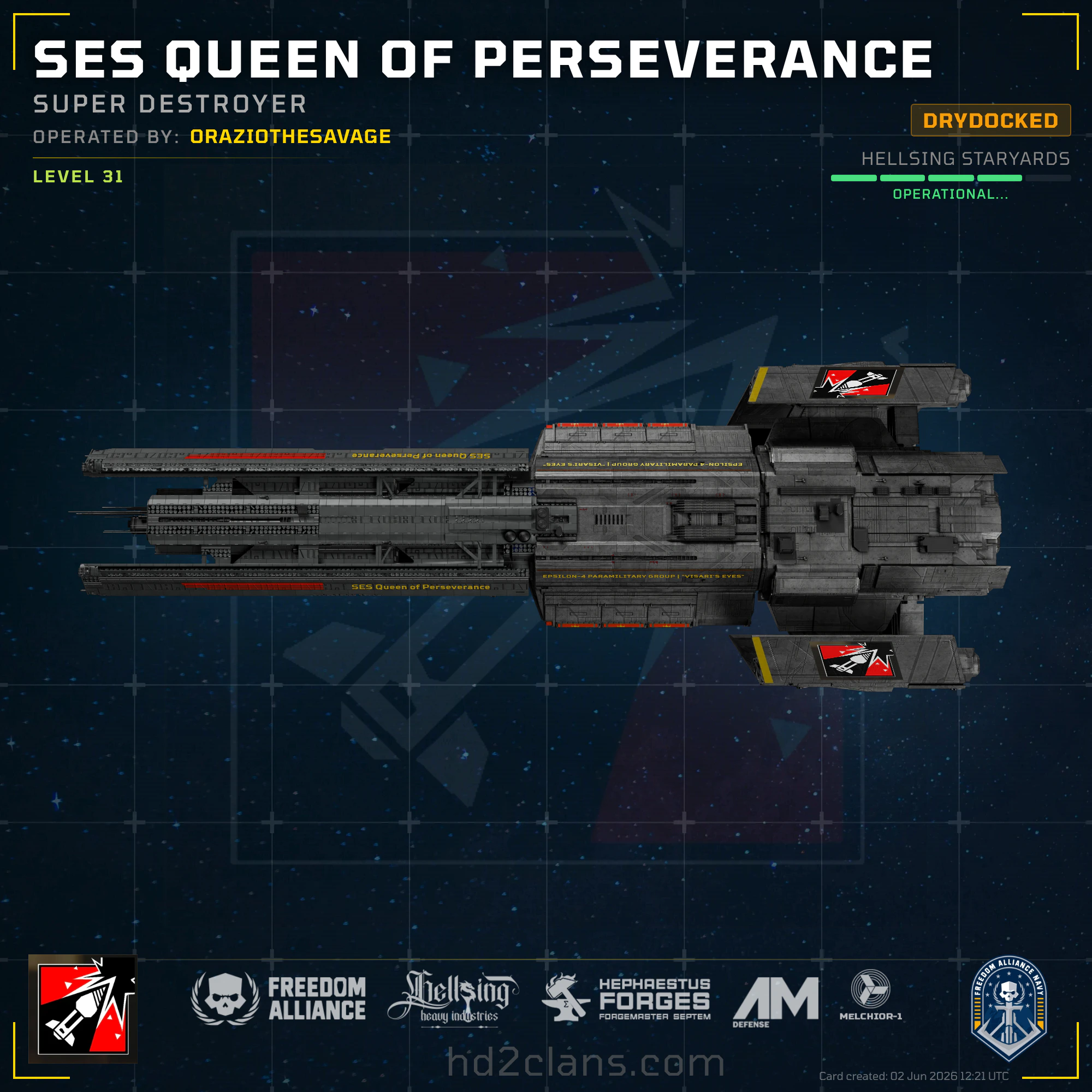 SES Queen of Perseverance