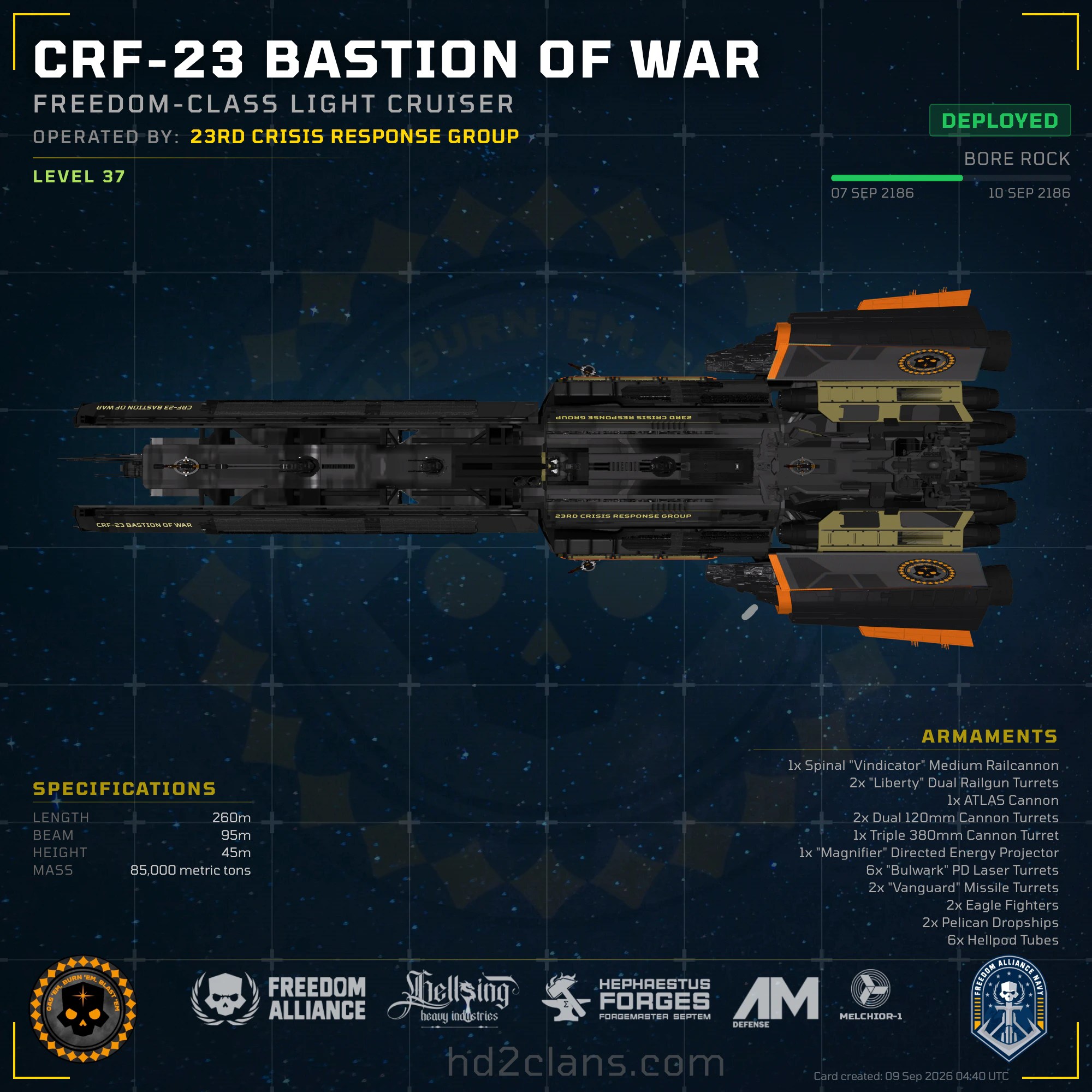 CRF-23 Bastion of War