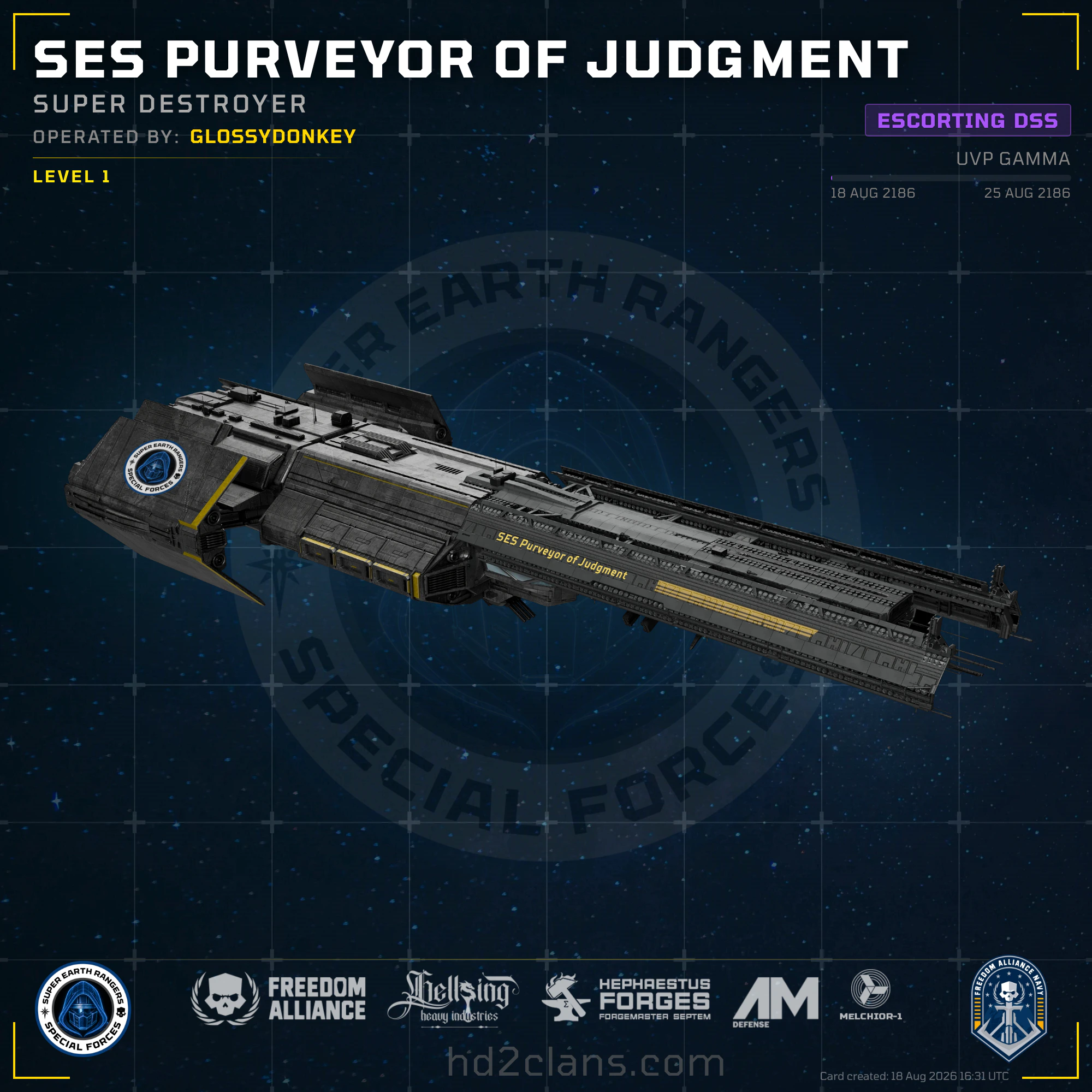 SES Purveyor of Judgment