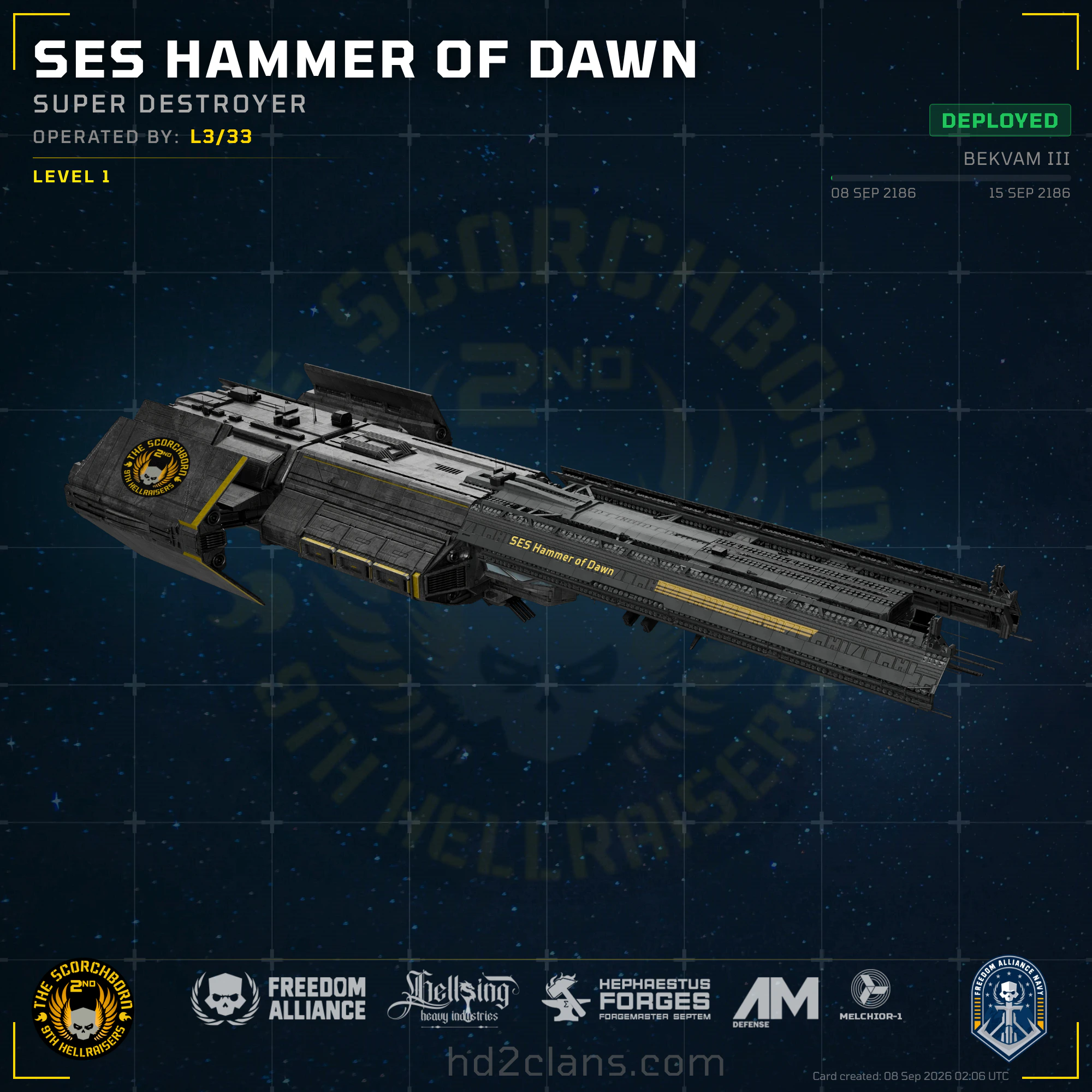 SES Hammer of Dawn