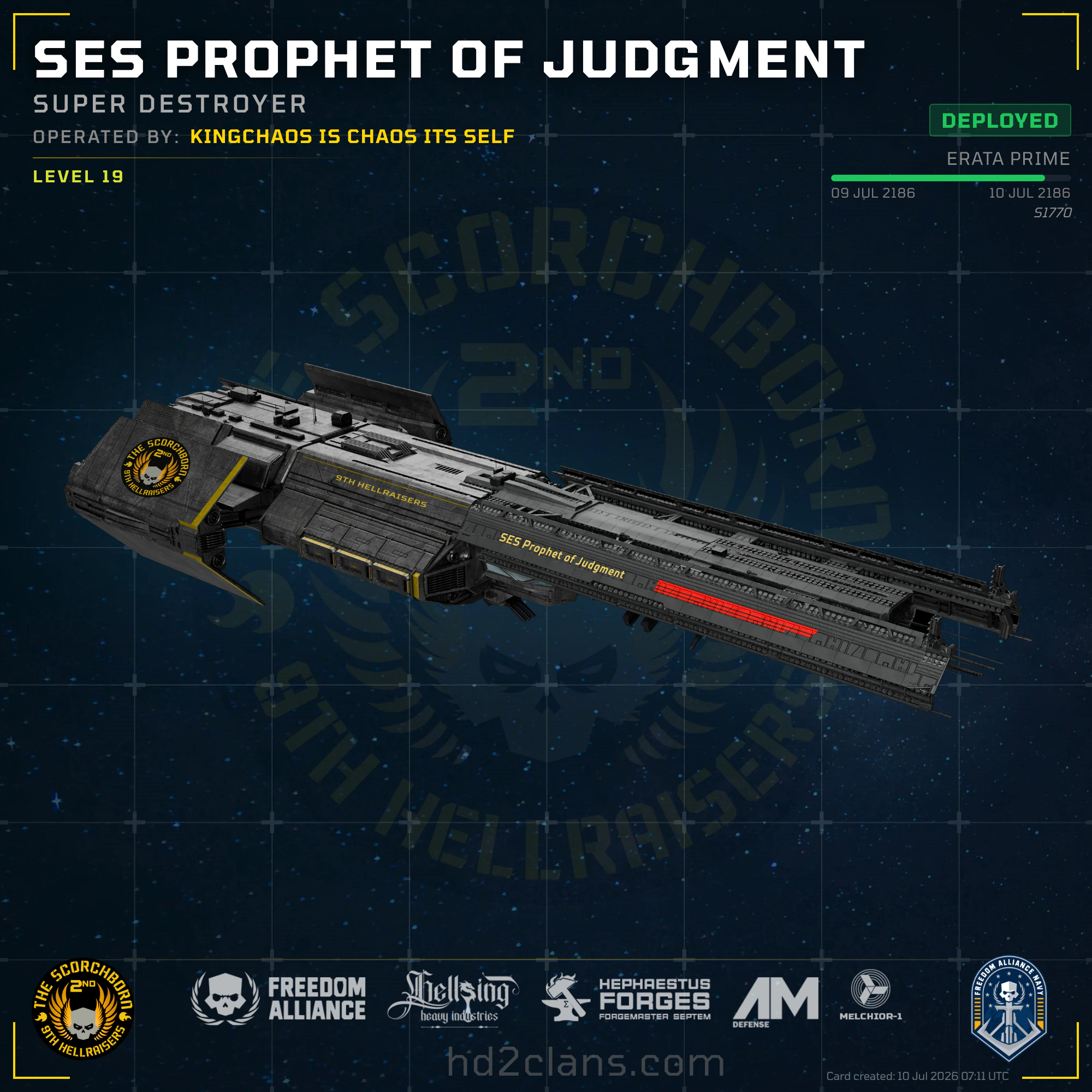 SES Prophet of Judgment
