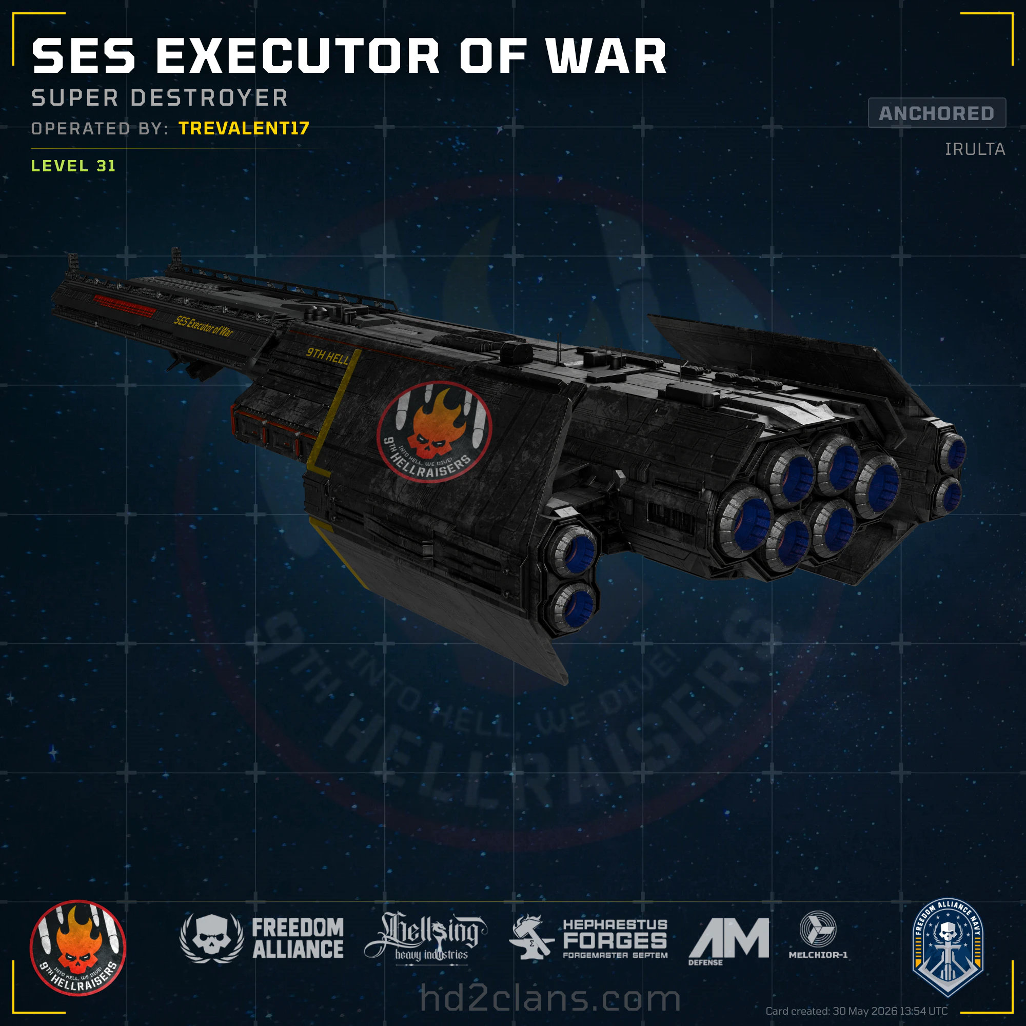 SES Executor of War