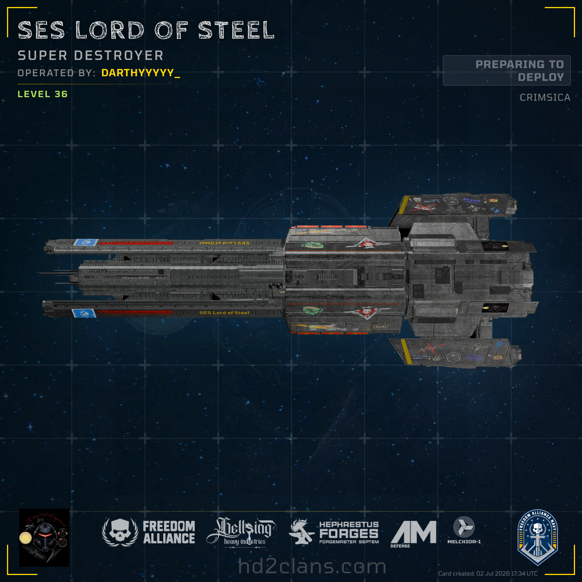SES Lord of Steel