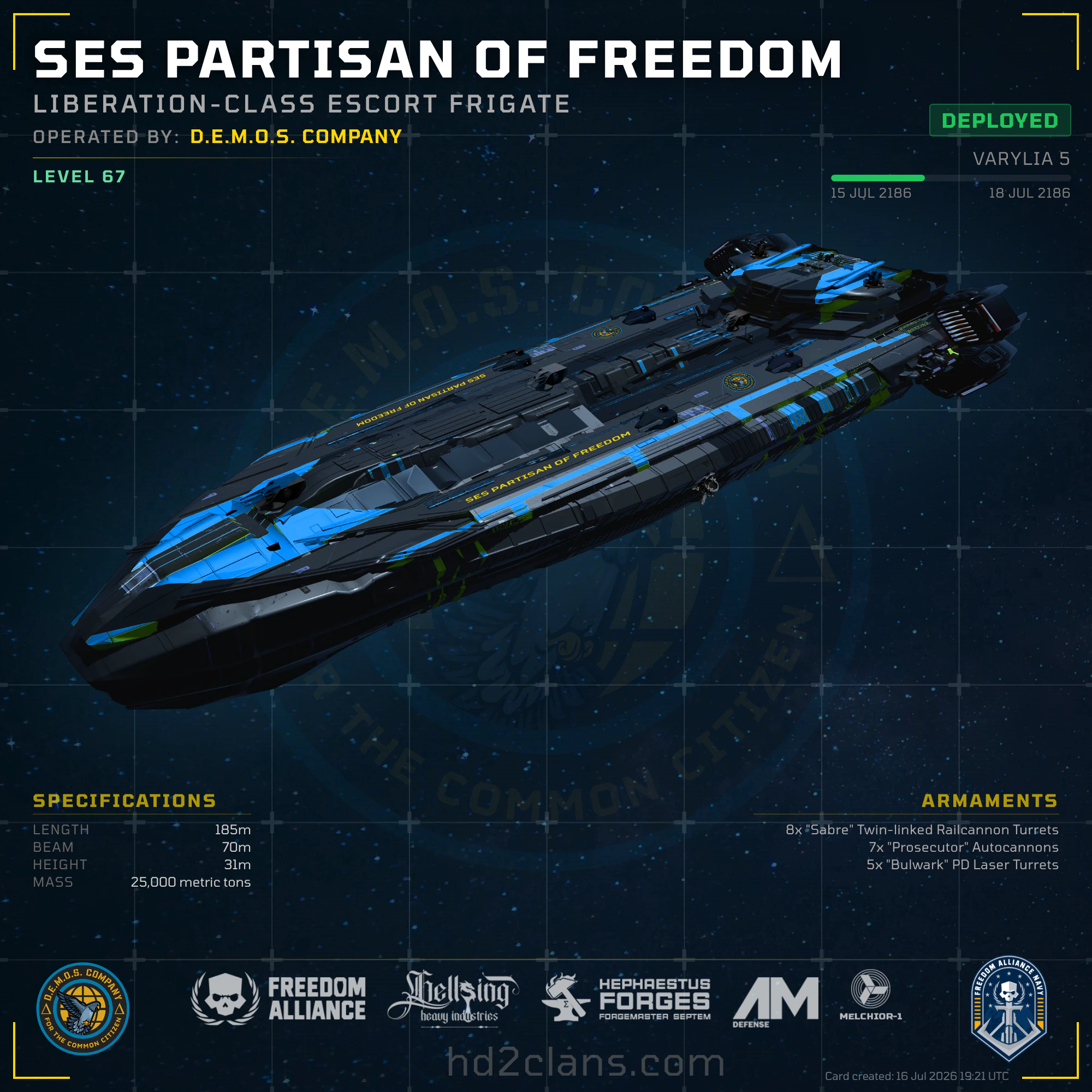 SES Partisan of Freedom