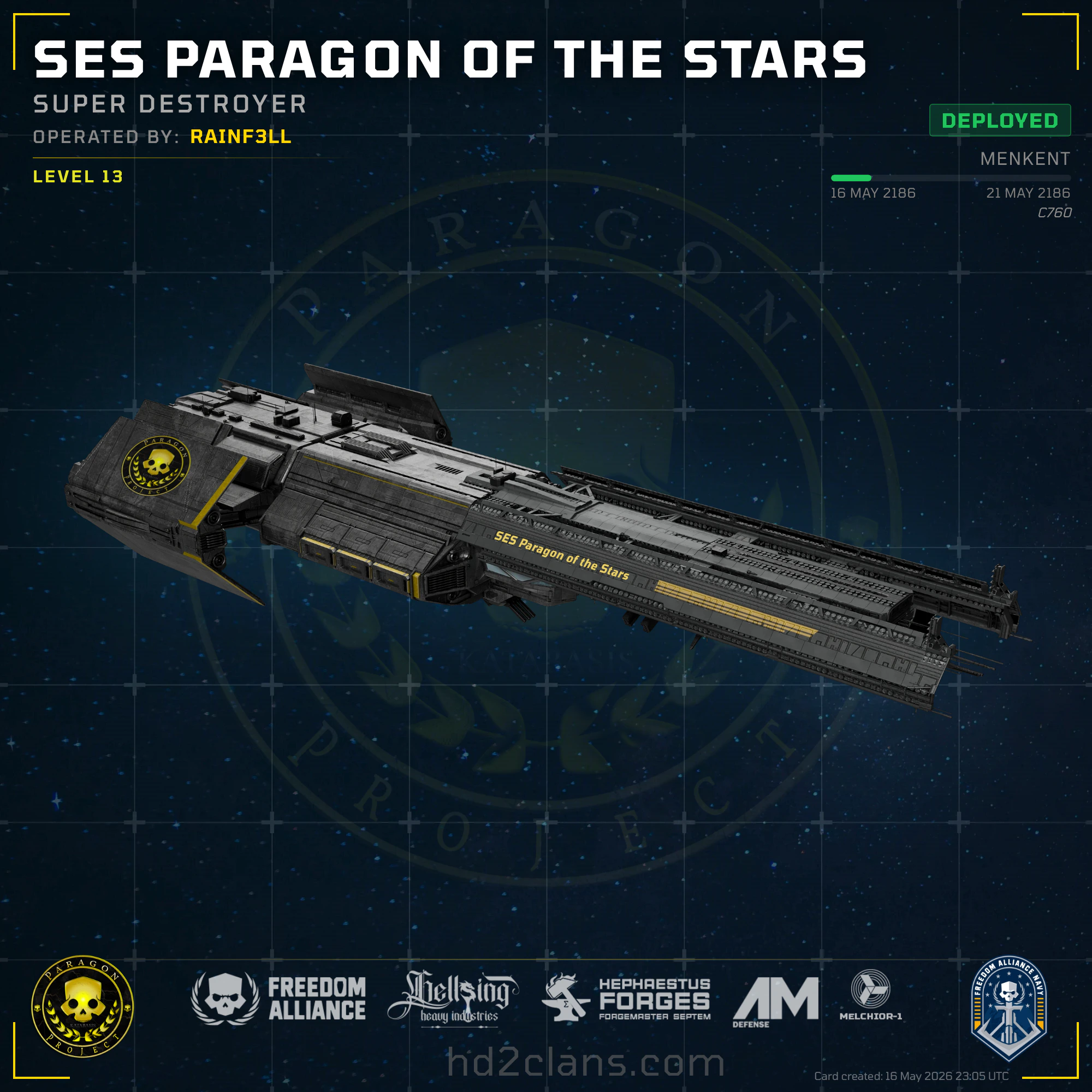 SES Paragon of the Stars