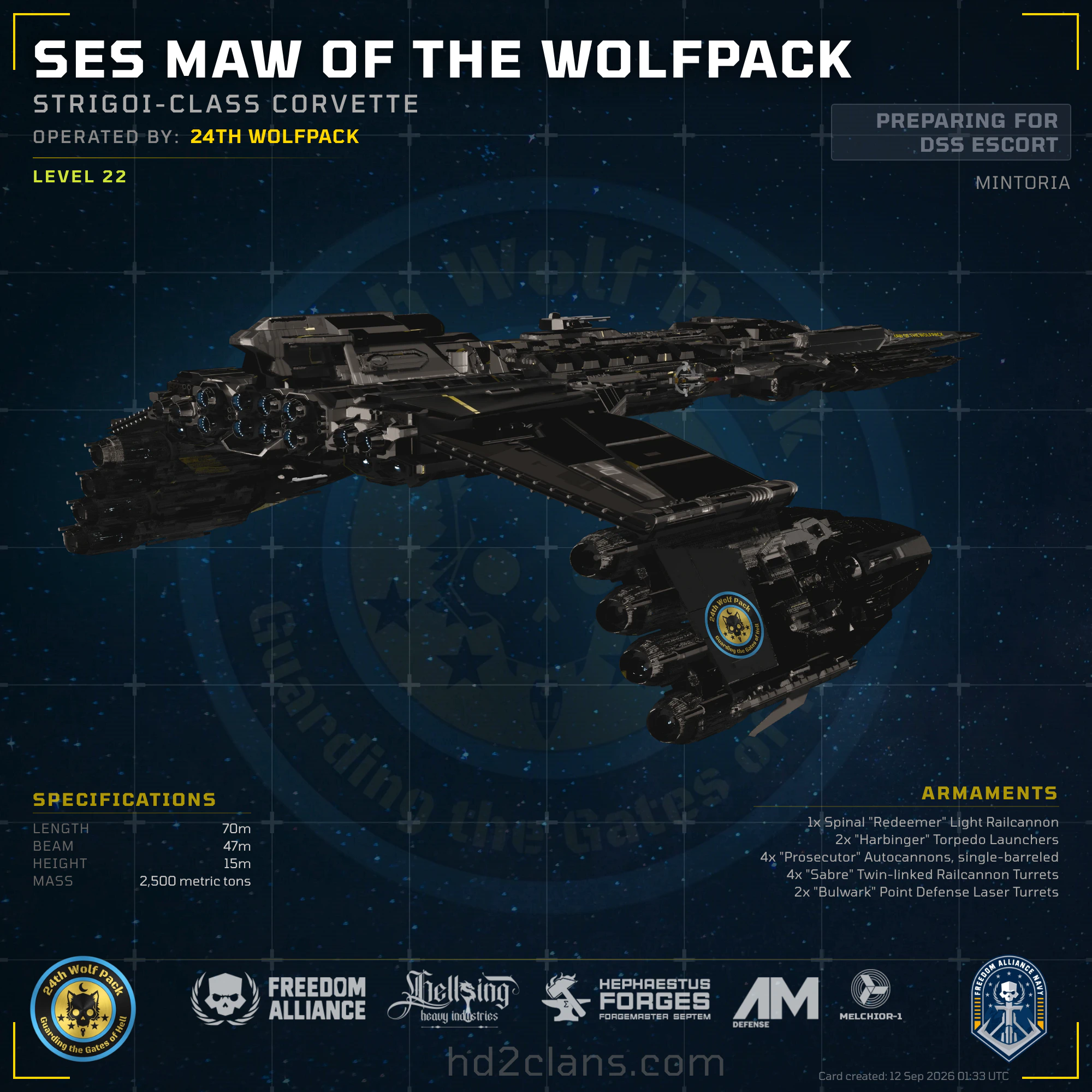 SES Maw of the Wolfpack