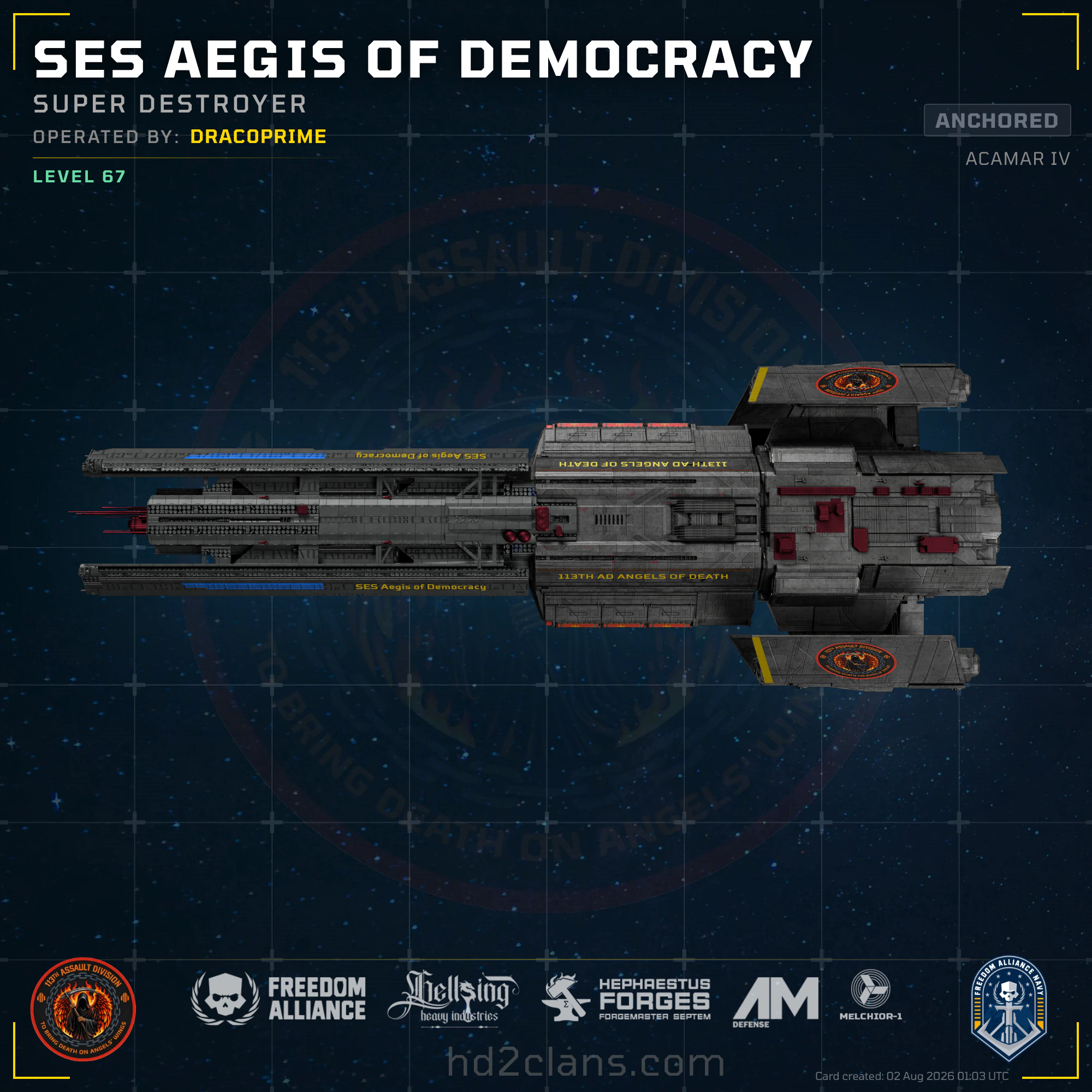 SES Aegis of Democracy