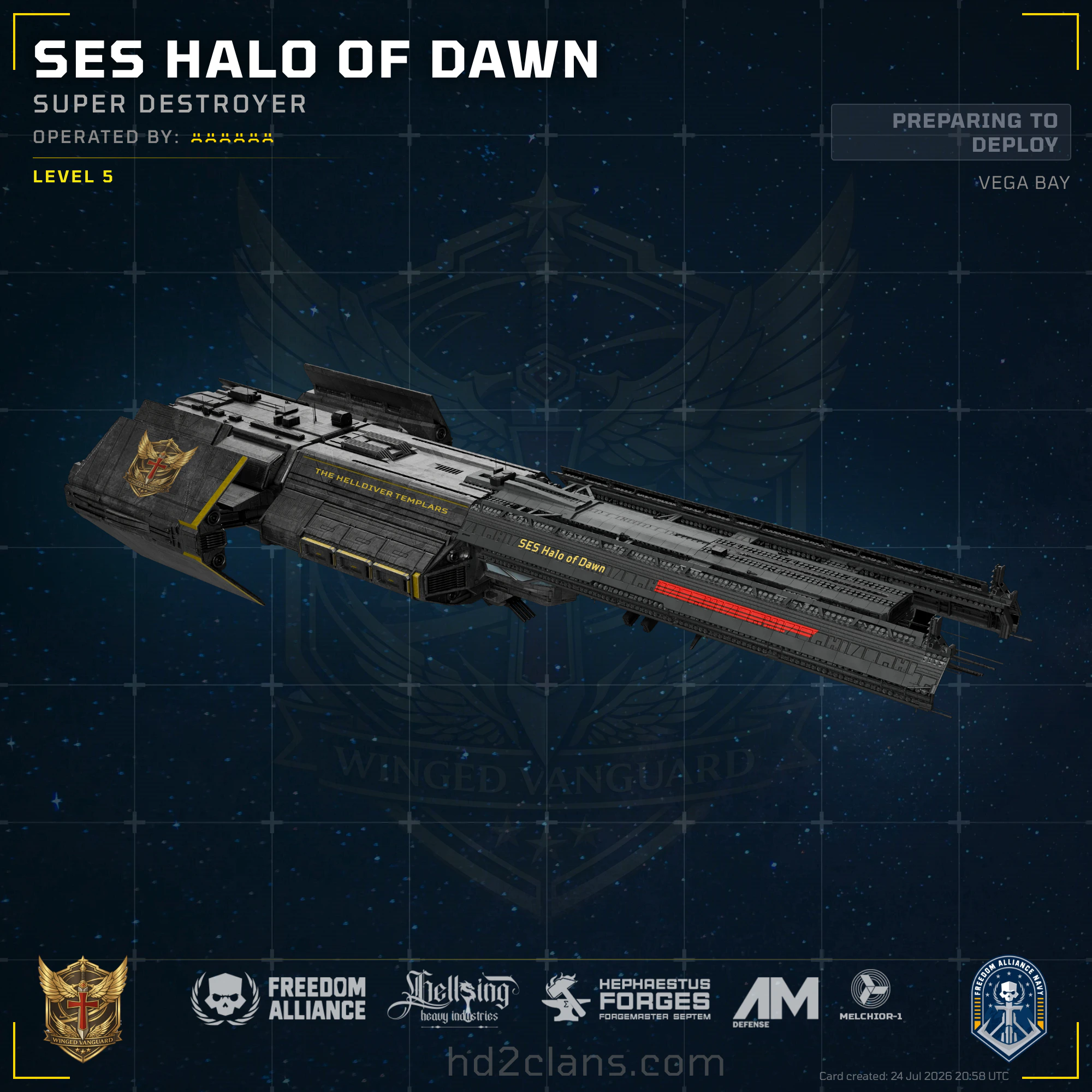 SES Halo of Dawn