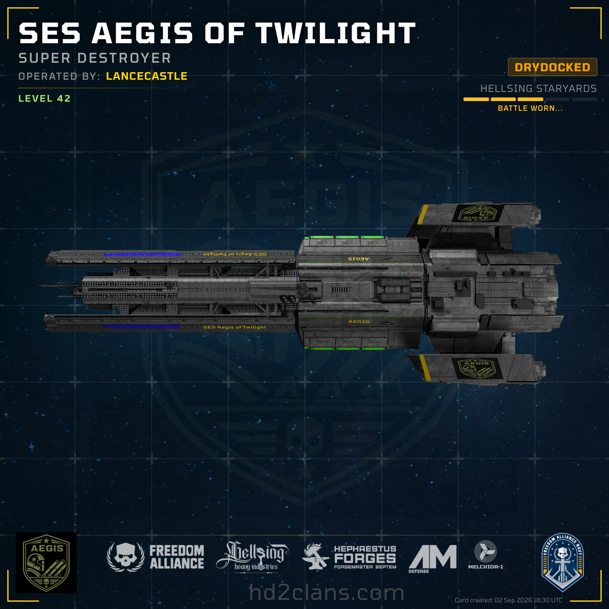 SES Aegis of Twilight