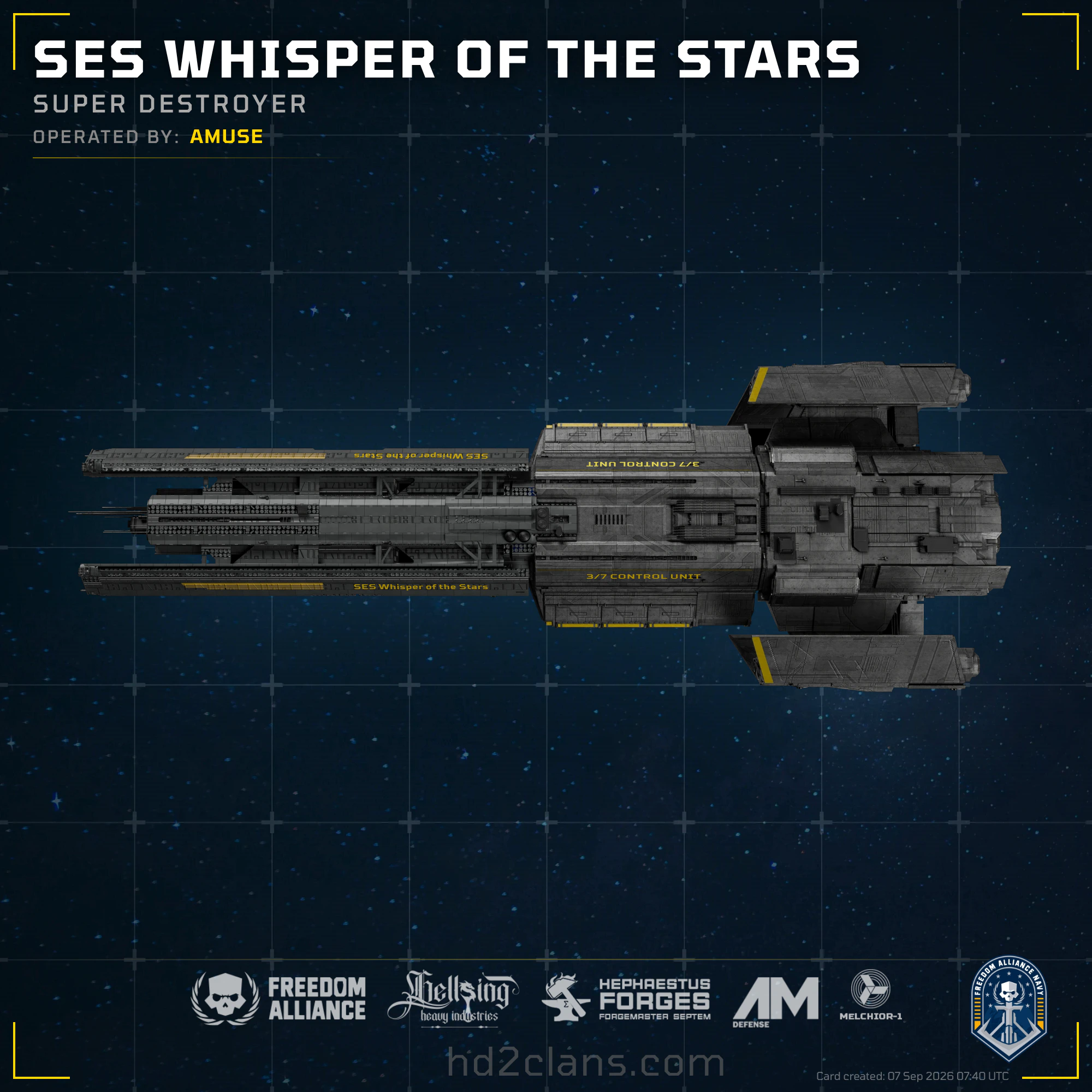 SES Whisper of the Stars