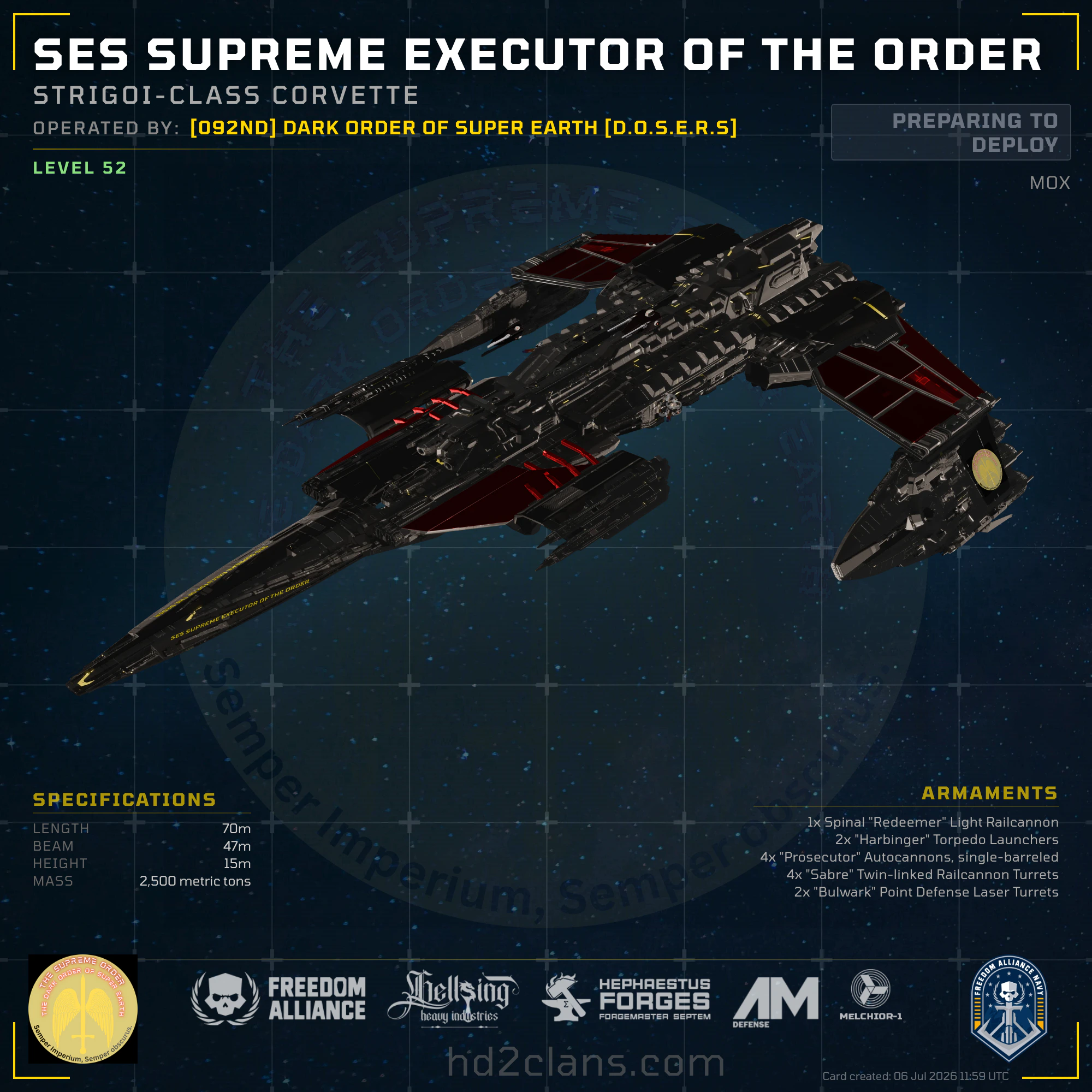 SES Supreme Executor of the Order