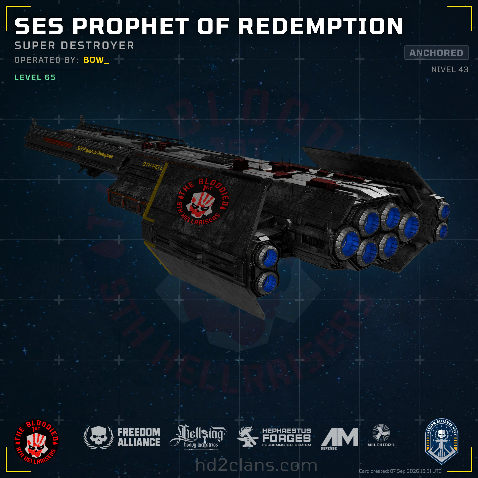 SES Prophet of Redemption