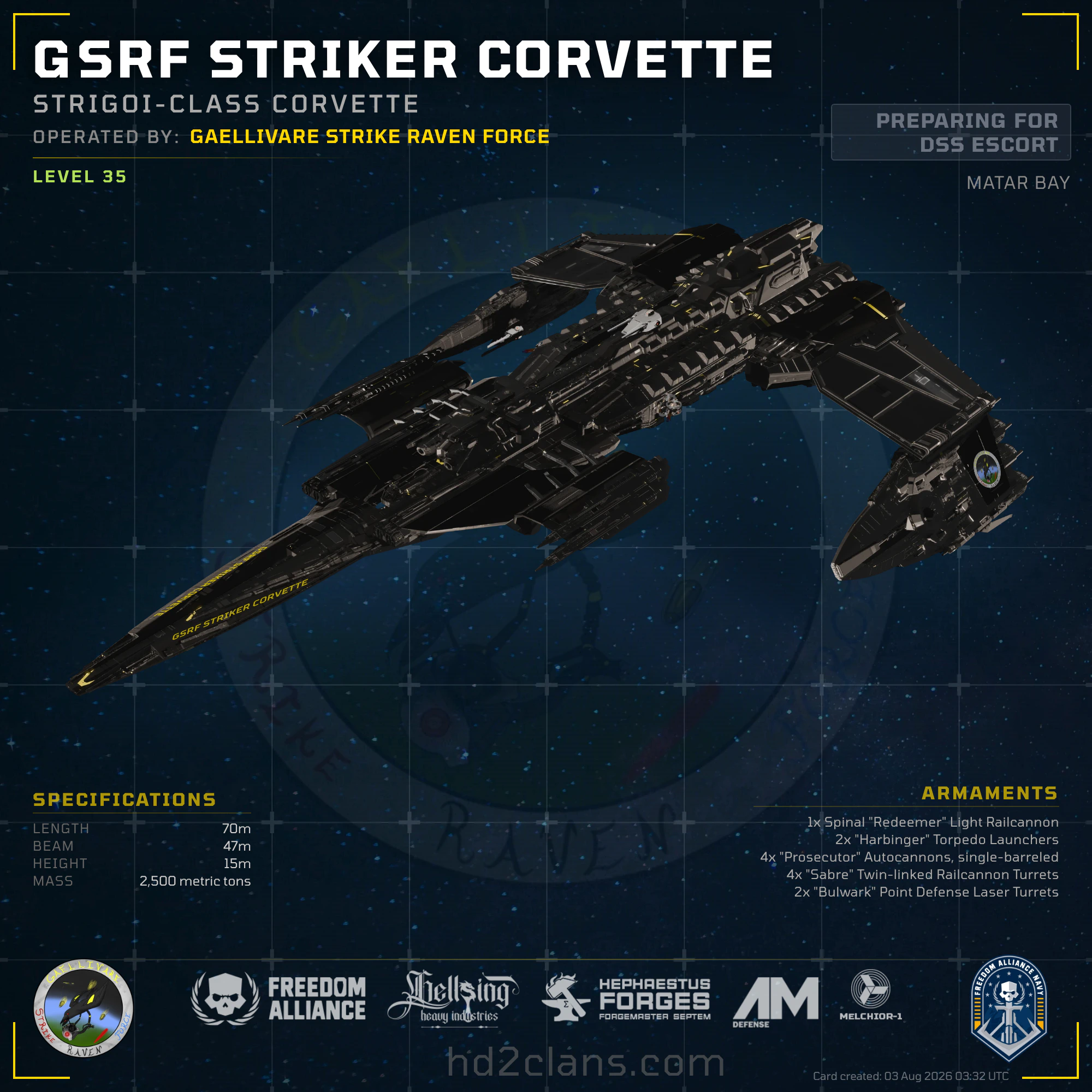GSRF Striker Corvette