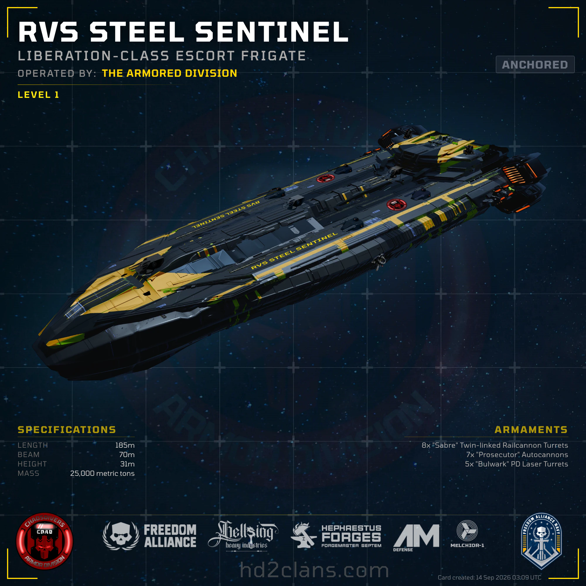 RVS Steel Sentinel