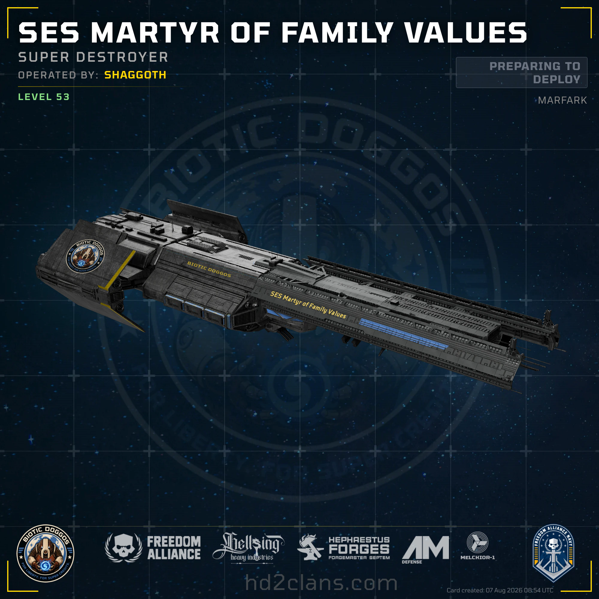 SES Martyr of Family Values