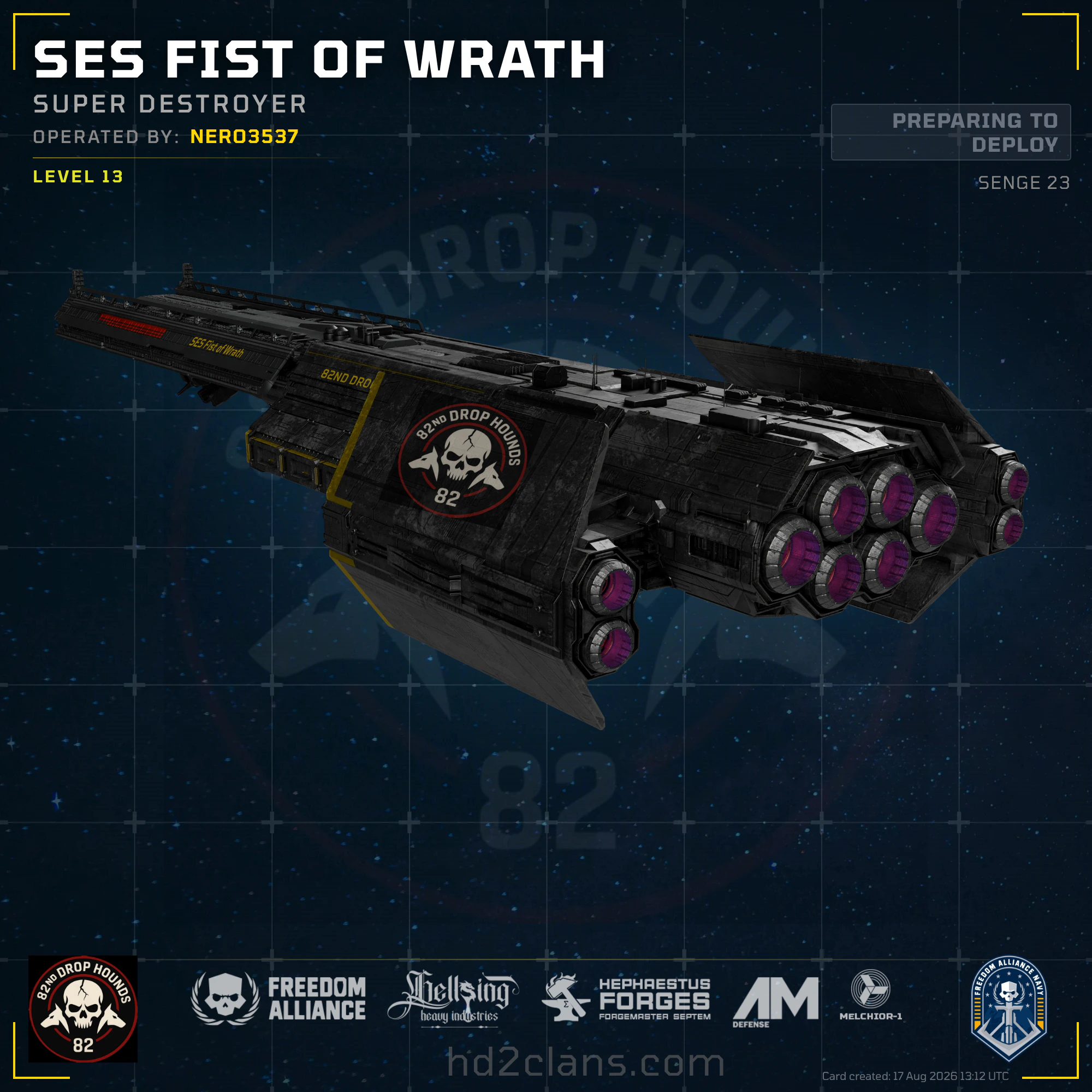 SES Fist of Wrath