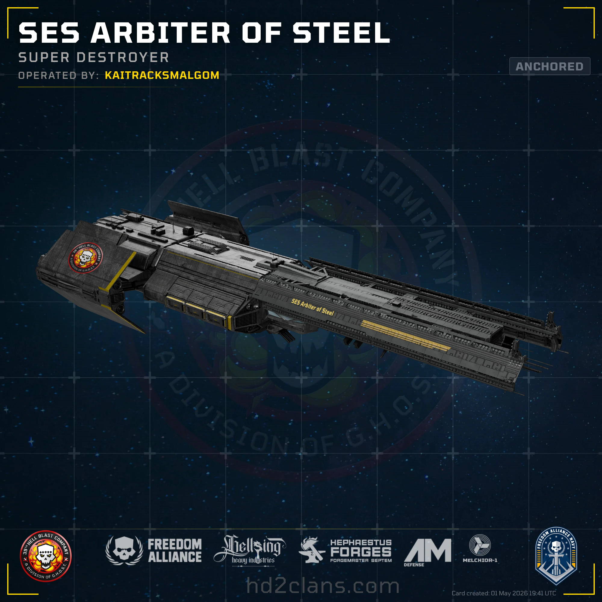 SES Arbiter of Steel