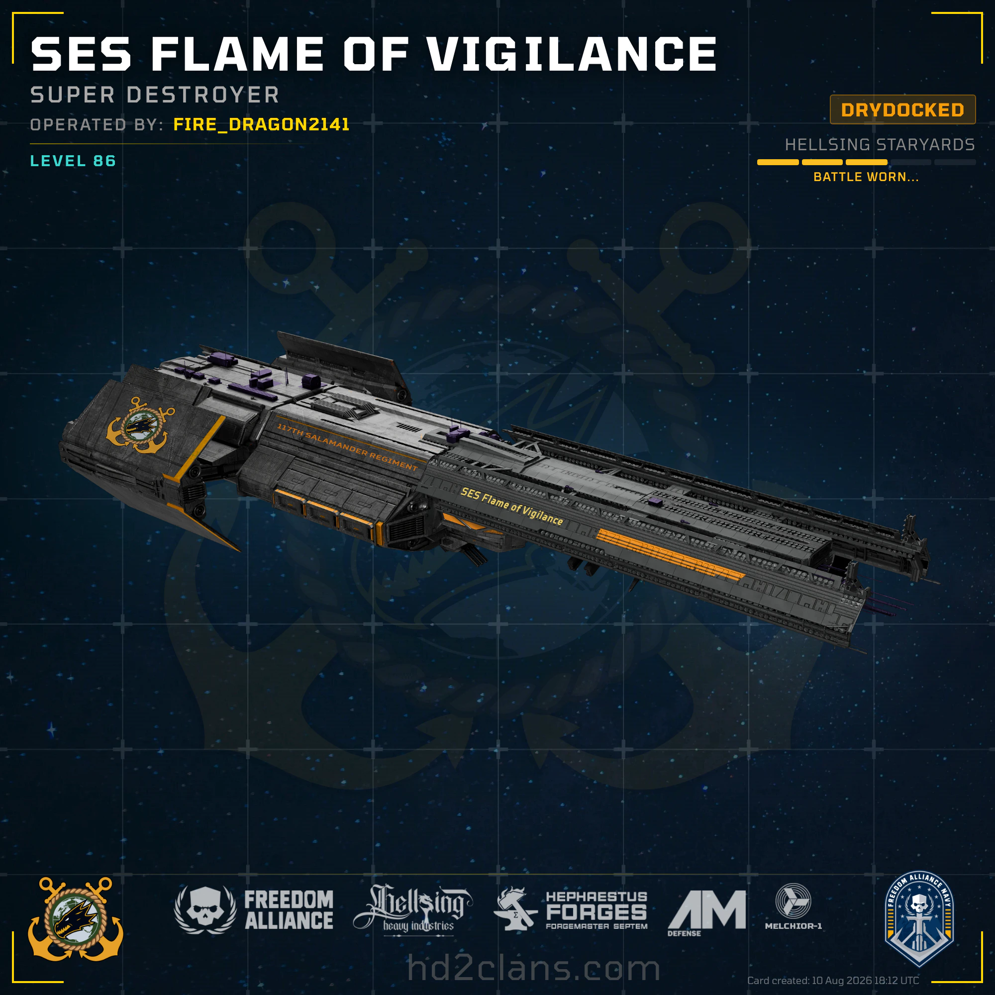 SES Flame of Vigilance