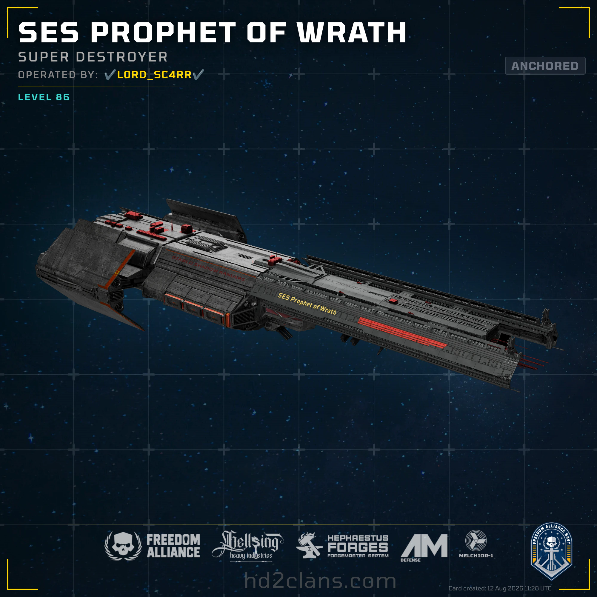 SES Prophet of Wrath