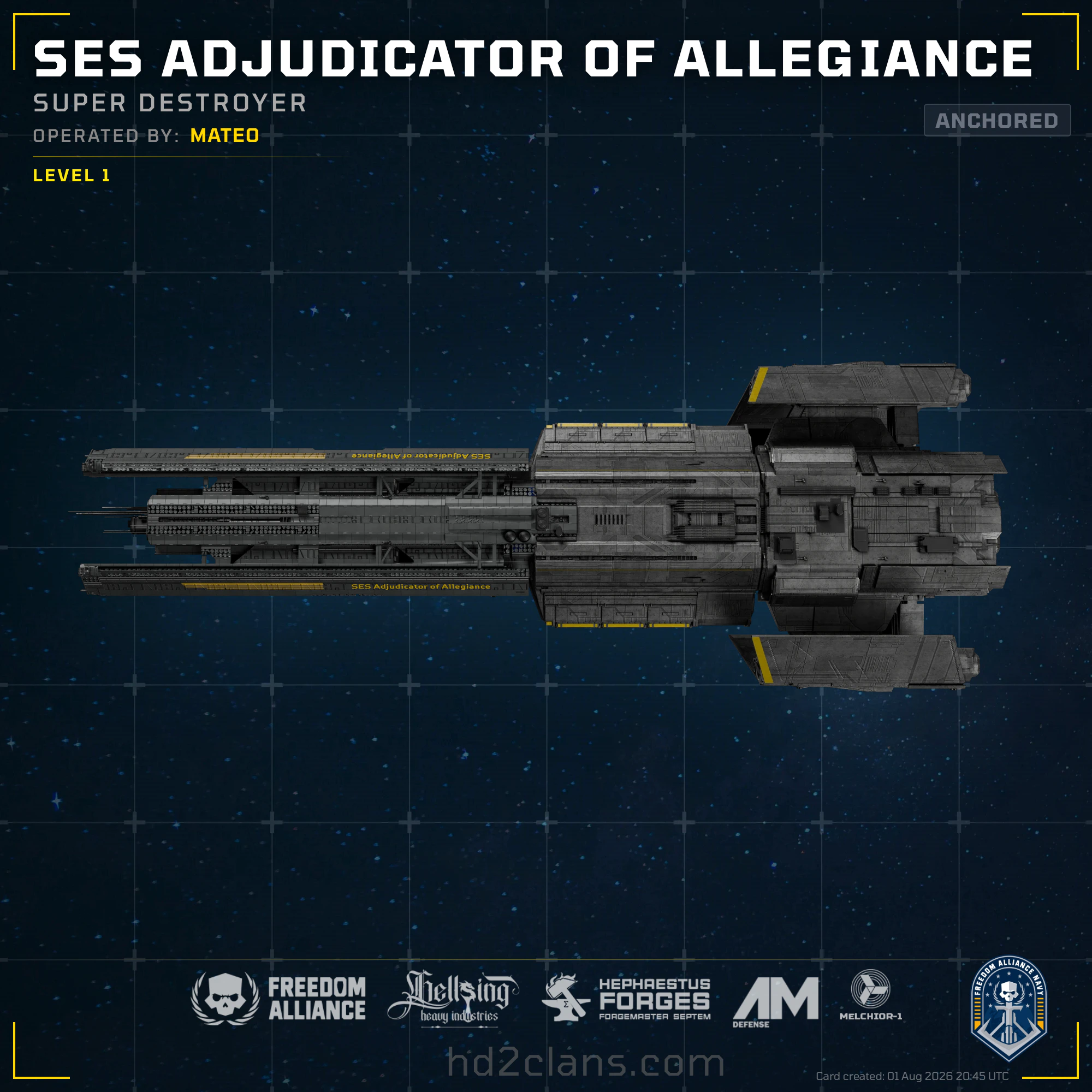 SES Adjudicator of Allegiance