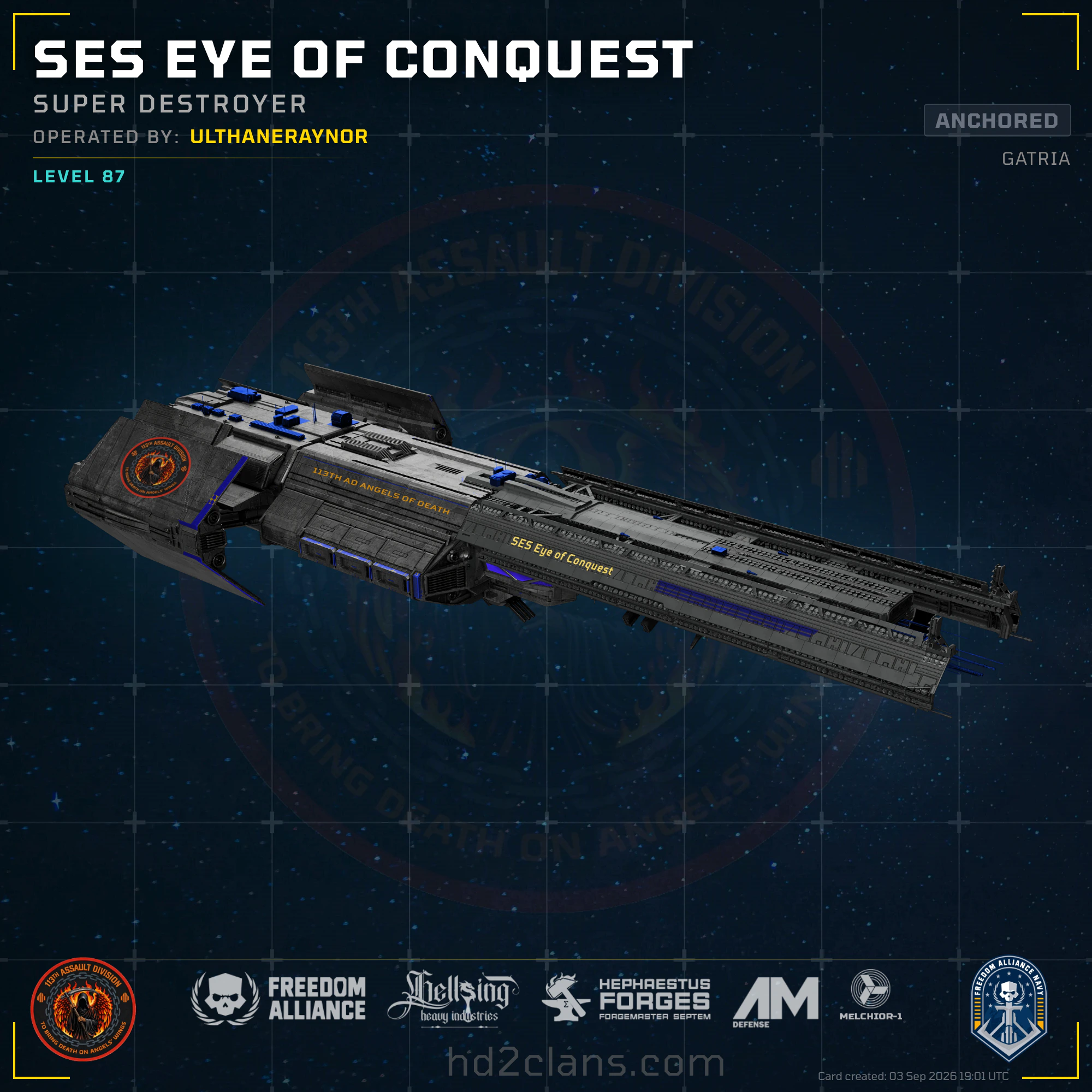 SES Eye of Conquest