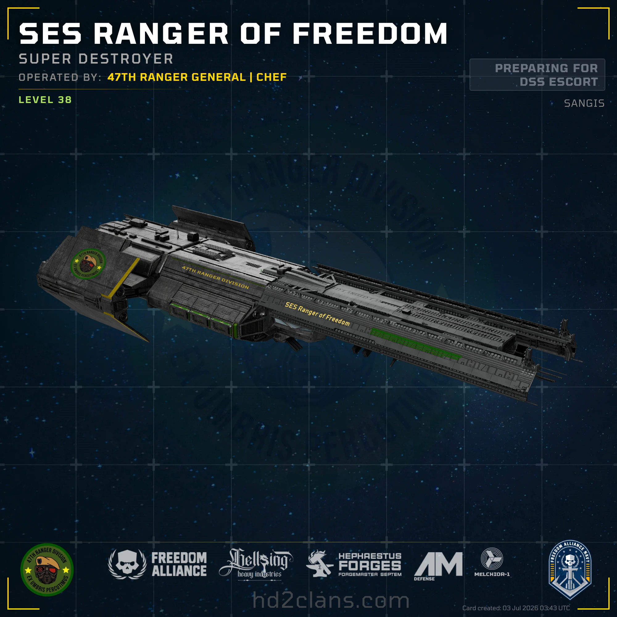 SES Ranger of Freedom