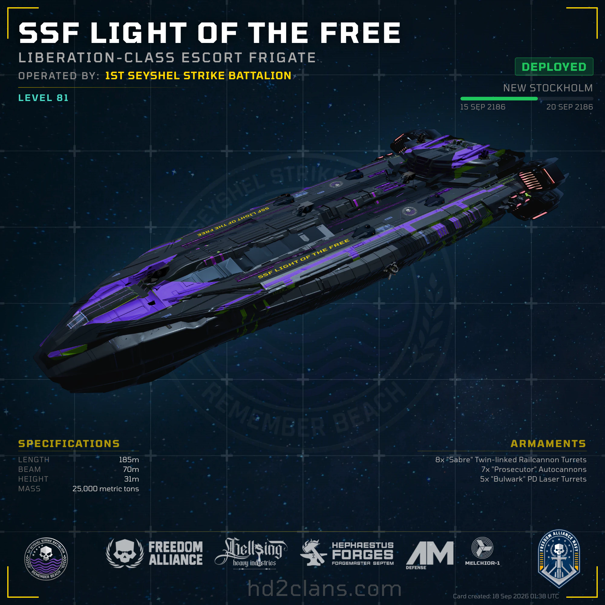 SSF Light of the Free