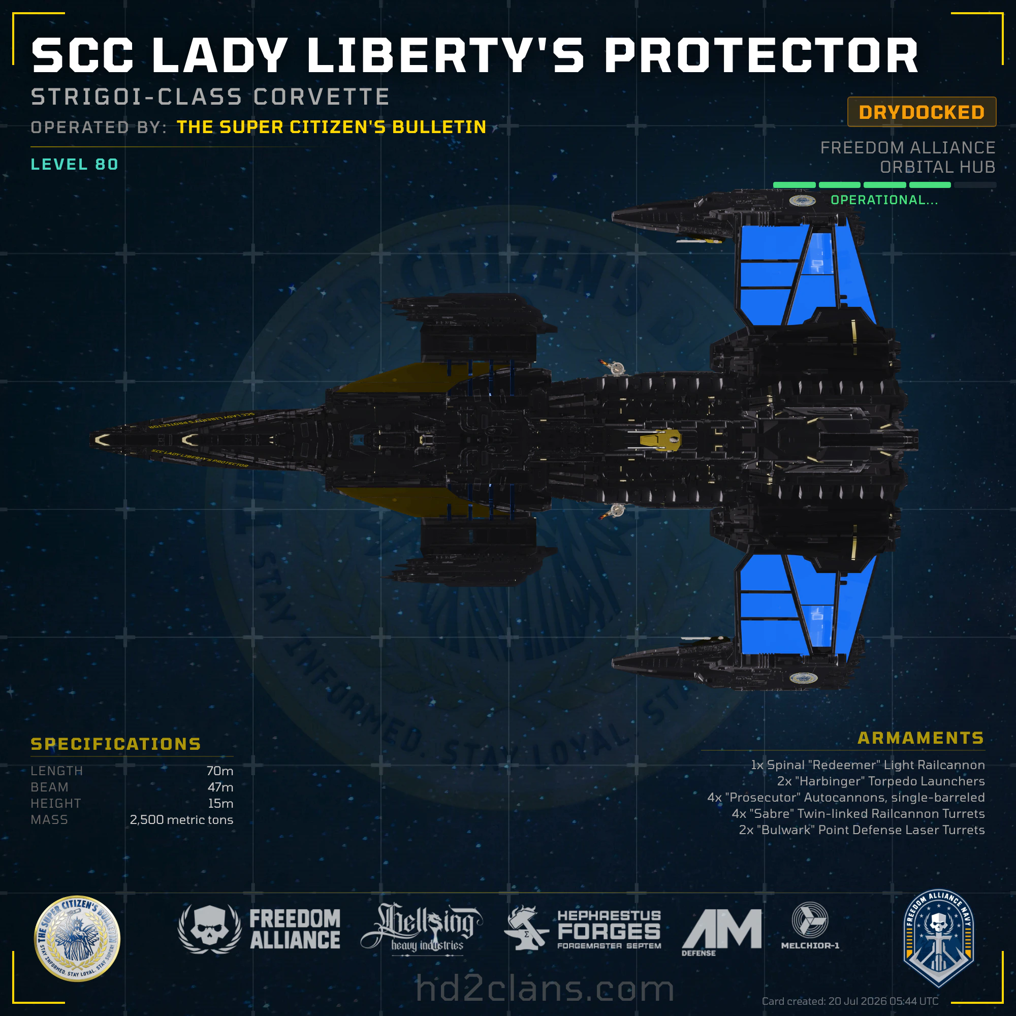 SCC Lady Liberty's Protector